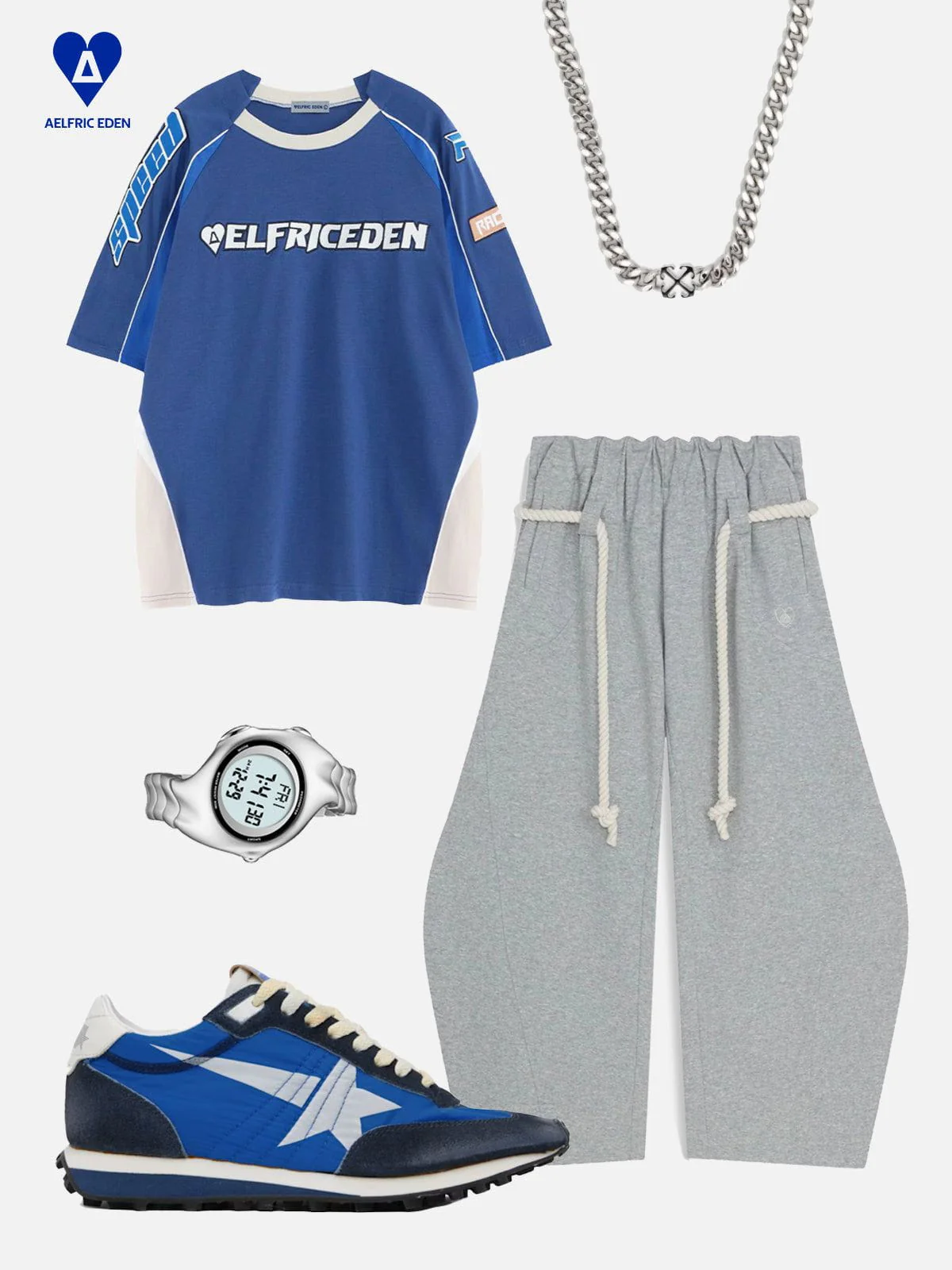 Aelfric Eden Embroidery Racing Tee