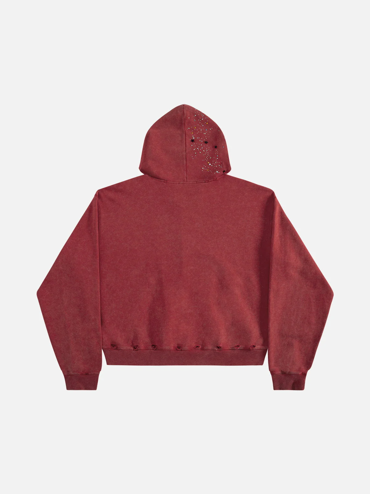 [Pre-Order] Aelfric Eden Rhinestone Boxy Zip Up V302 Hoodie