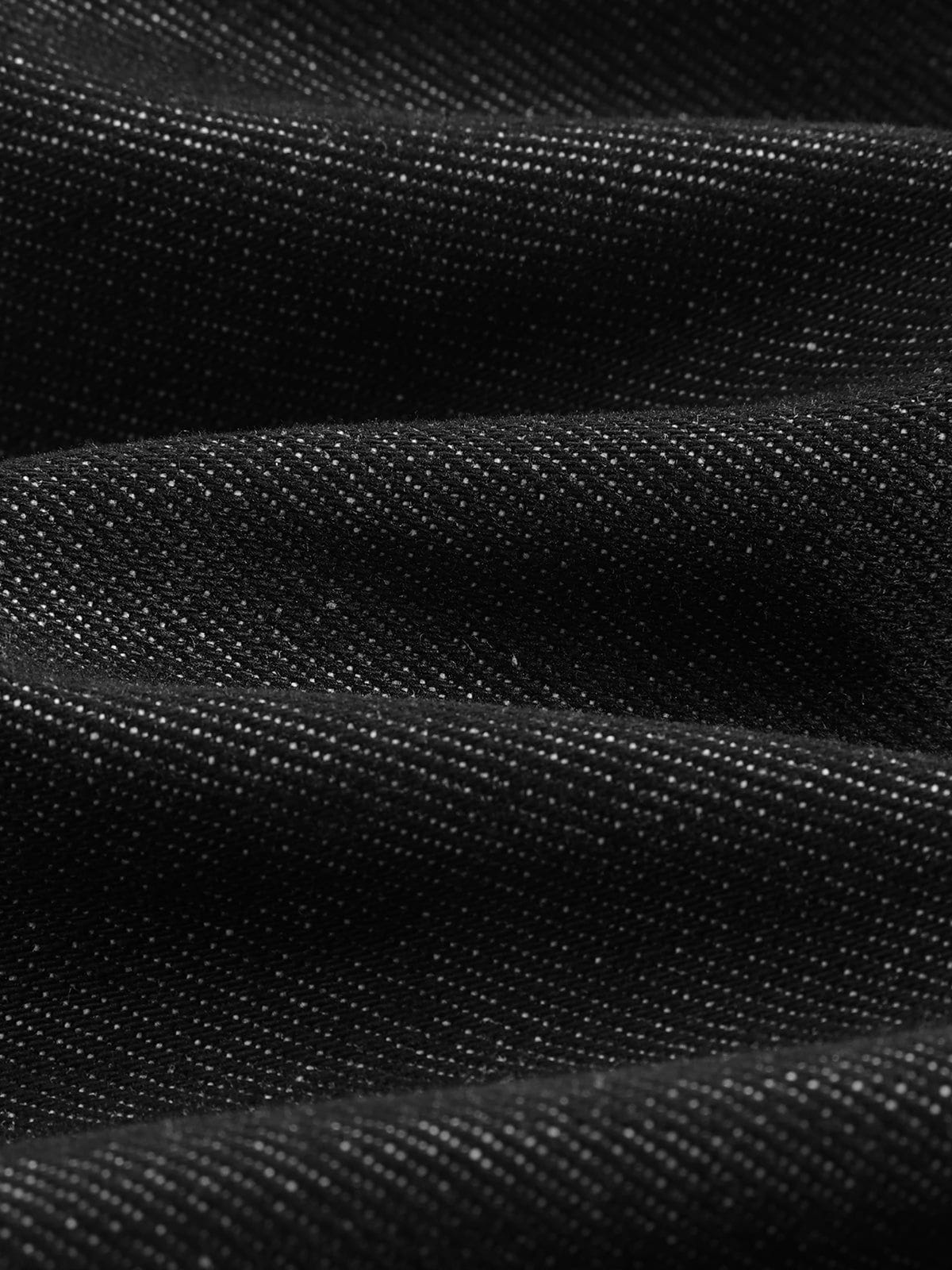 Aelfric Eden Metal Button Raw Baggy Barrel Jeans