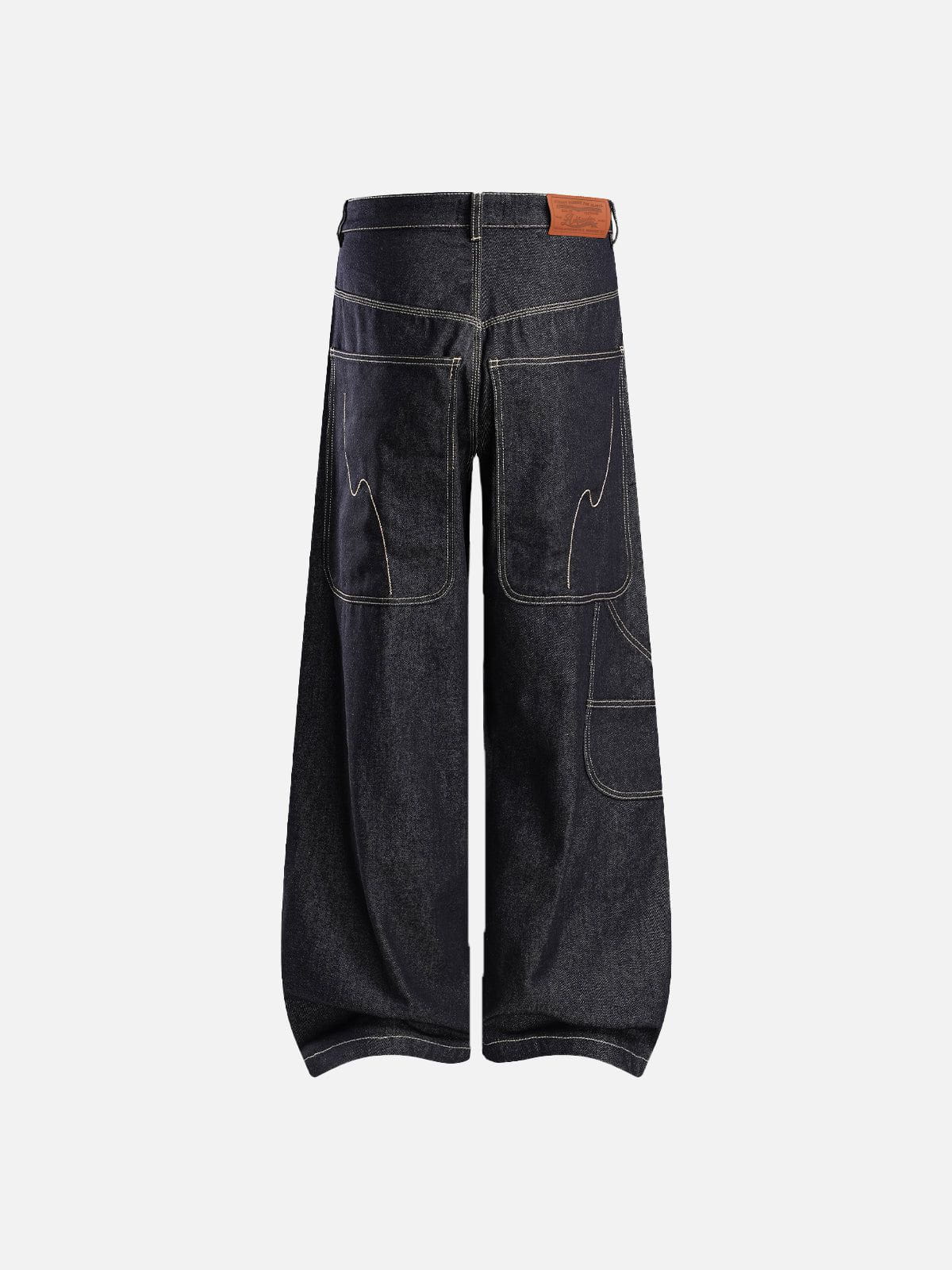 Aelfric Eden Stitch Raw Baggy Jeans
