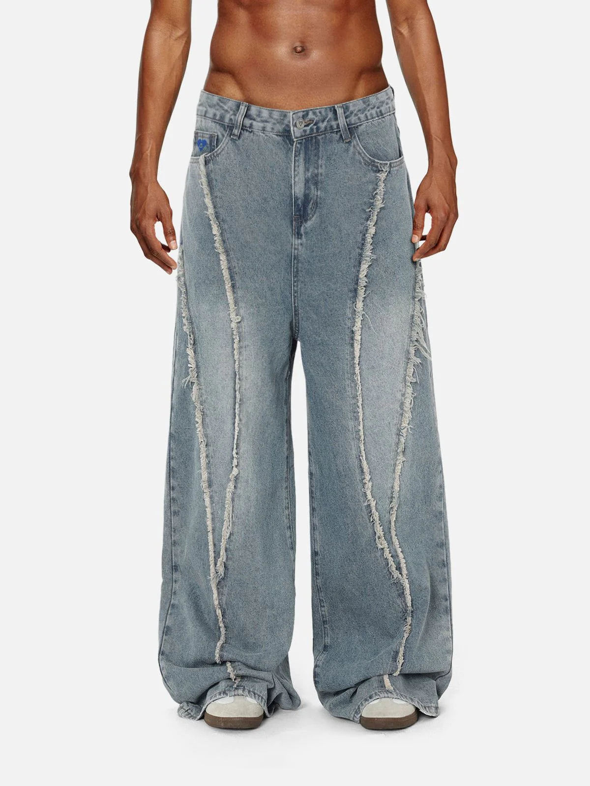 Aelfric Eden Baggy Fringe Jeans