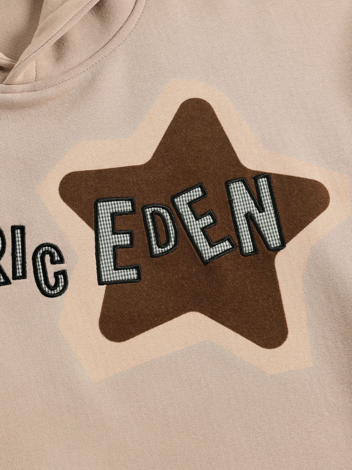 Aelfric Eden Oversized Applique Embroidery Eden Star Pullover Hoodie