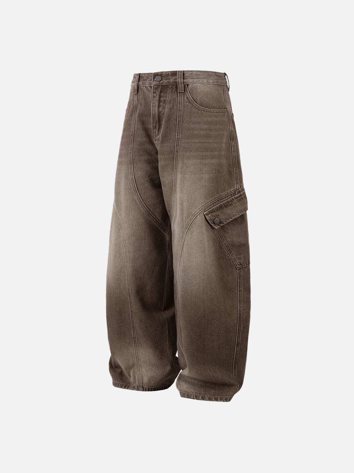 Aelfric Eden Washed Baggy Barrel Jeans