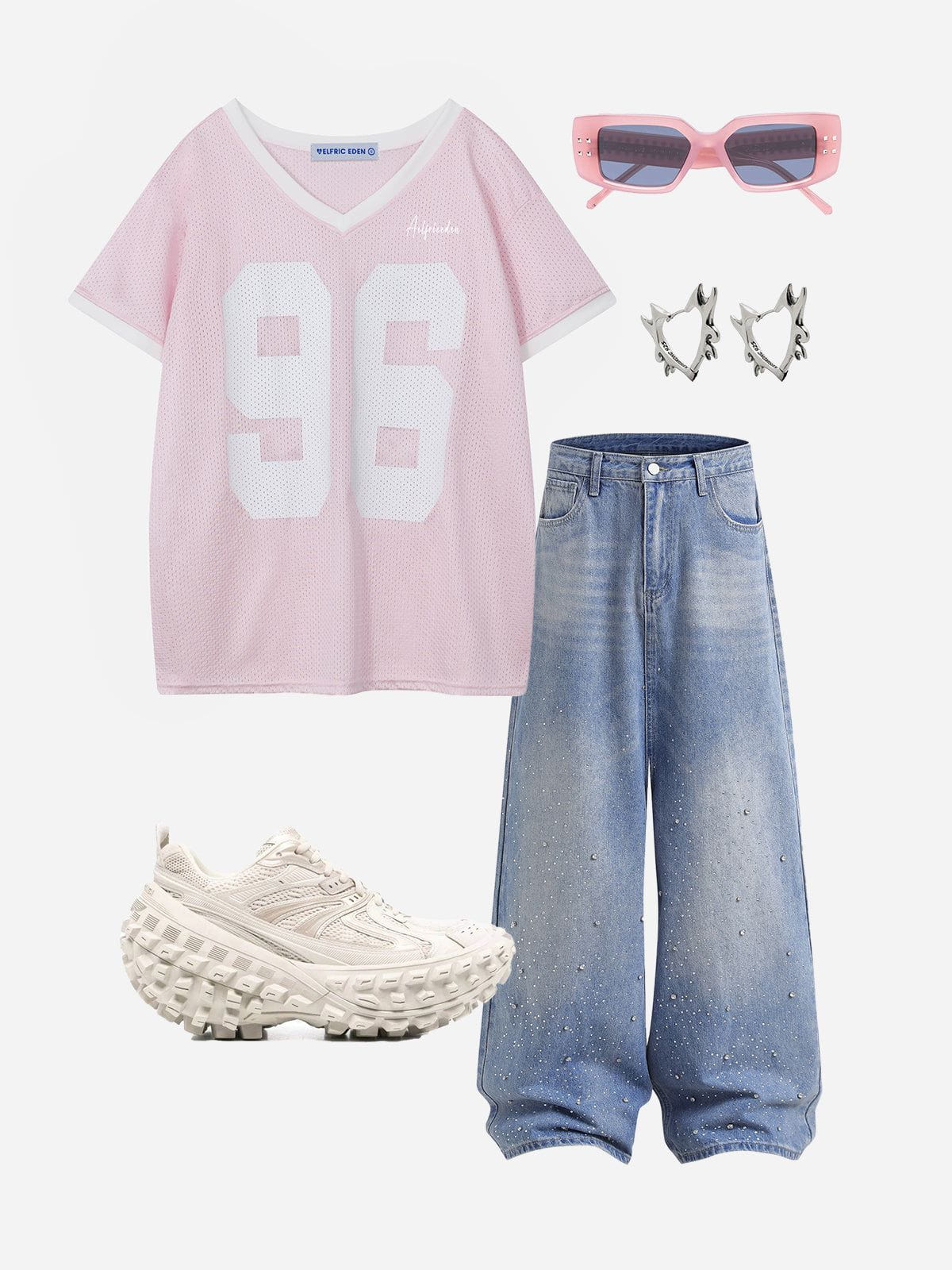 Aelfric Eden 96 Mesh V-Neck Football Jersey