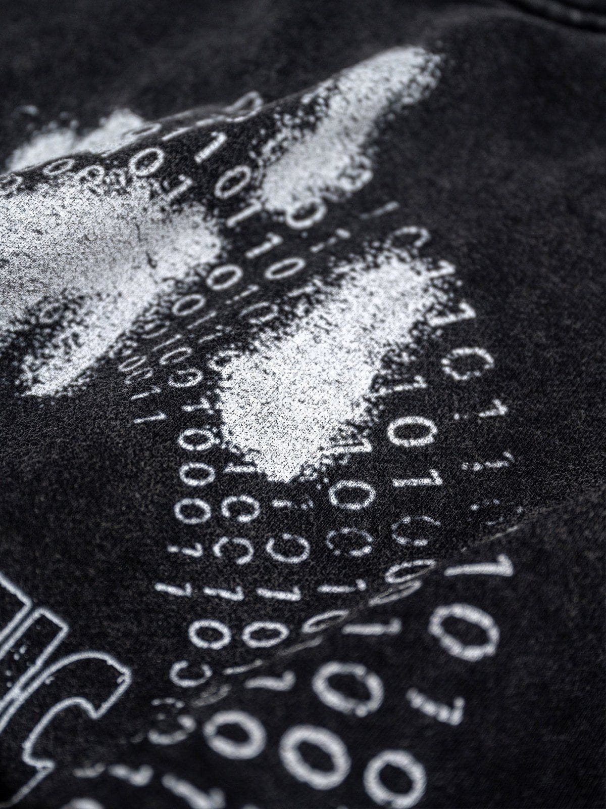 Aelfric Eden Abstract Shadow Graphic Washed Hoodie