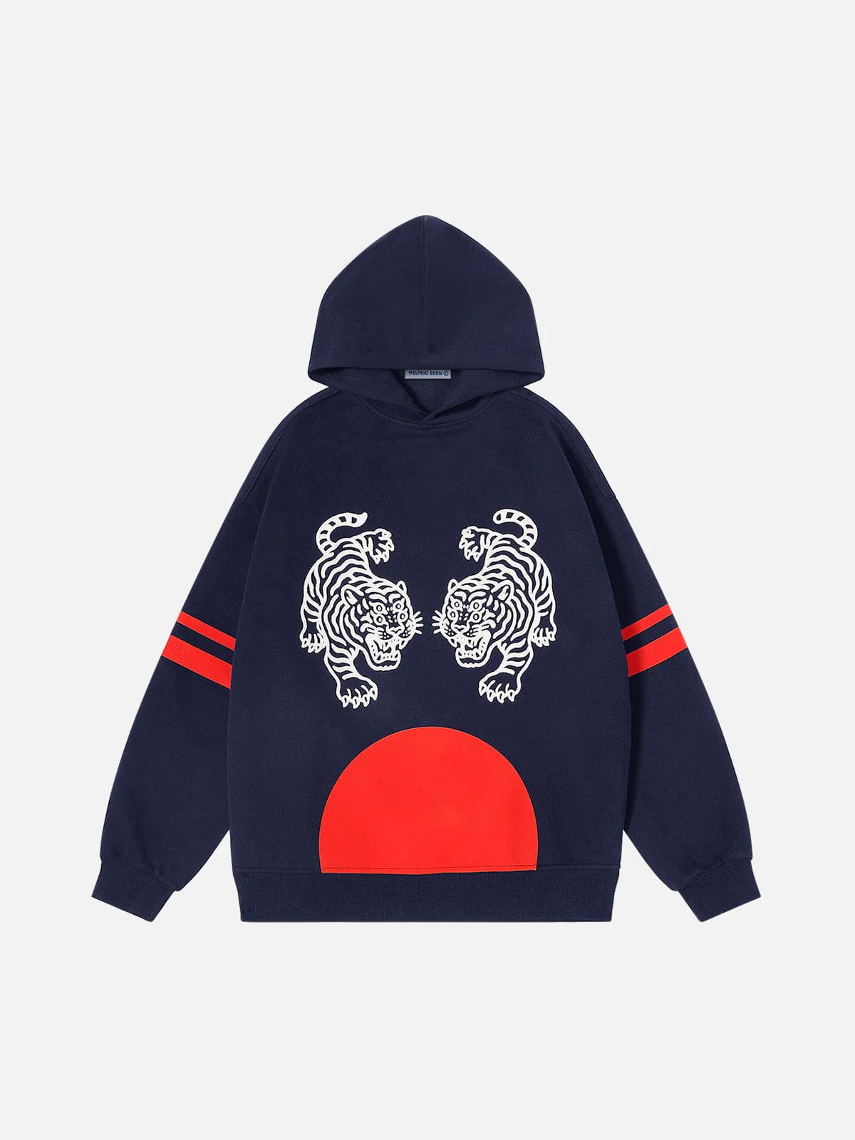 Aelfric Eden Oversized  Embroidery Tiger Hoodie