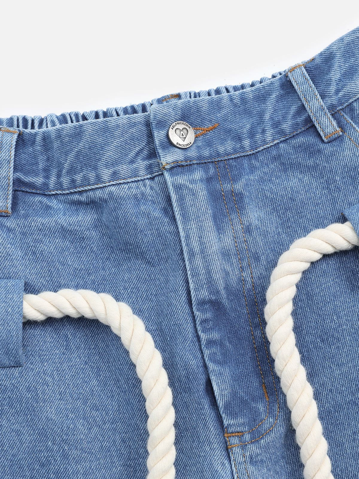 Aelfric Eden Super Baggy Drawstring Waist Jeans