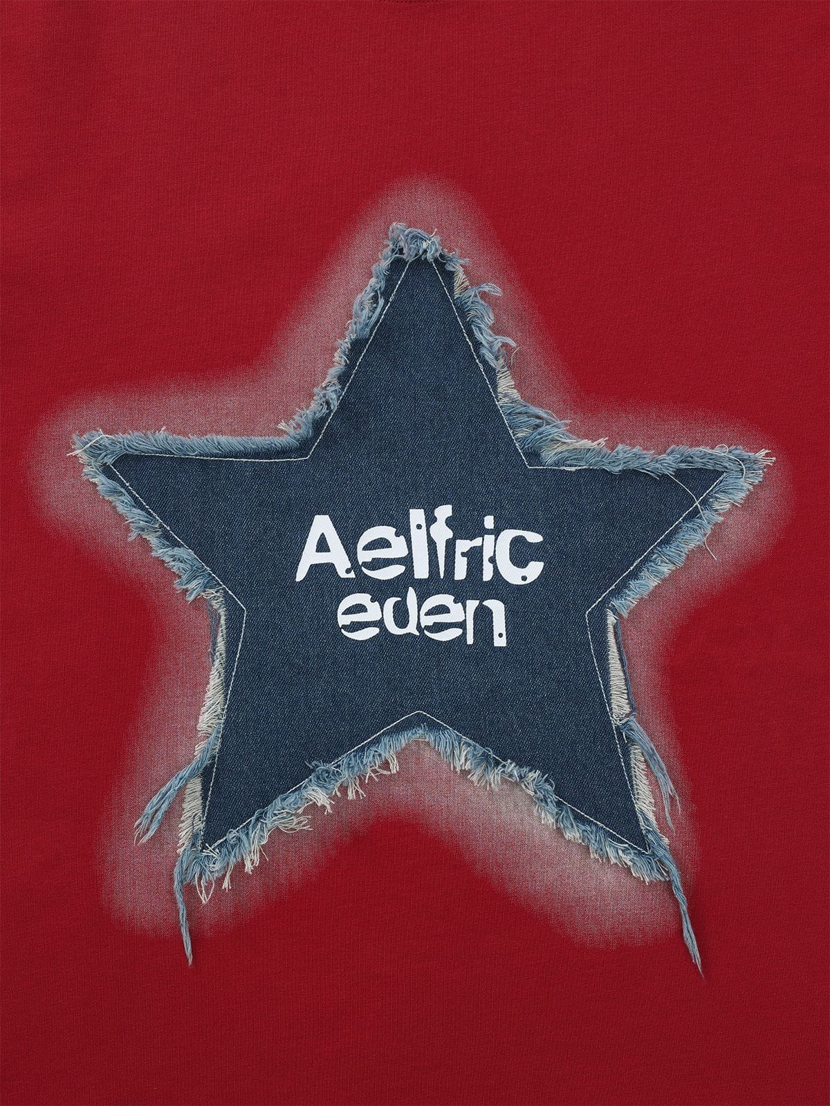 Aelfric Eden Denim Star Applique Tee