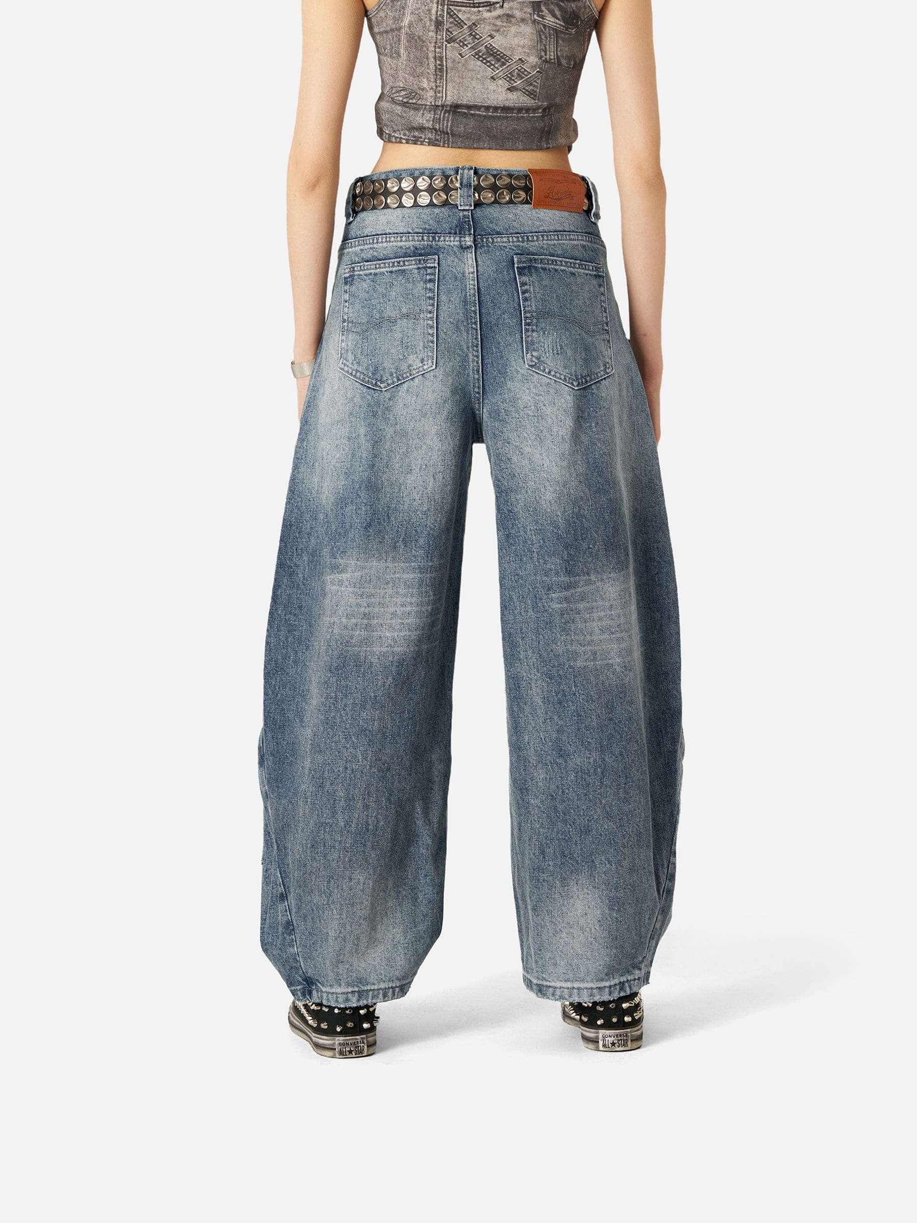 Aelfric Eden Baggy Ripped Jeans