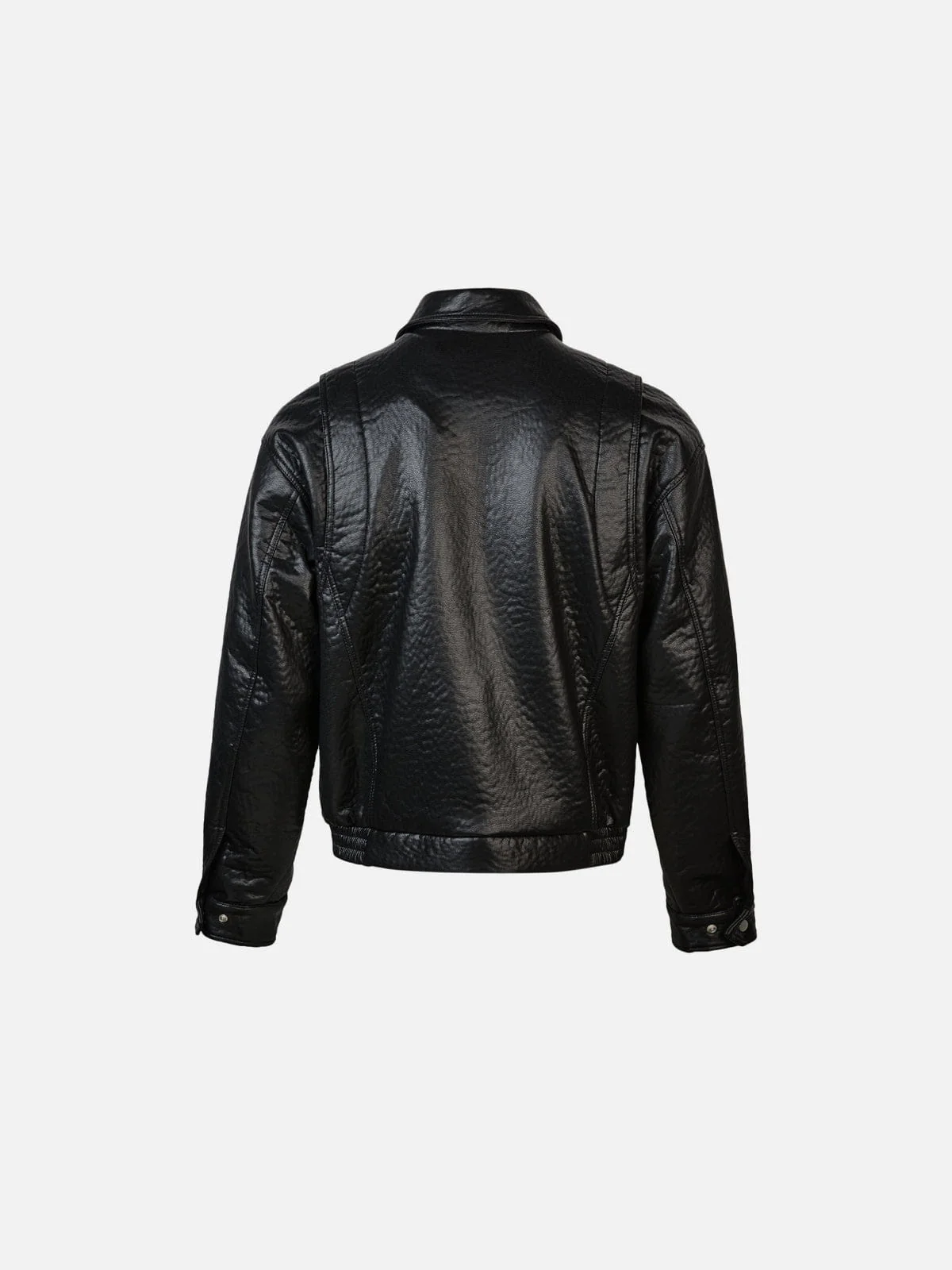Aelfric Eden Metal Toggle Faux Leather Jacket