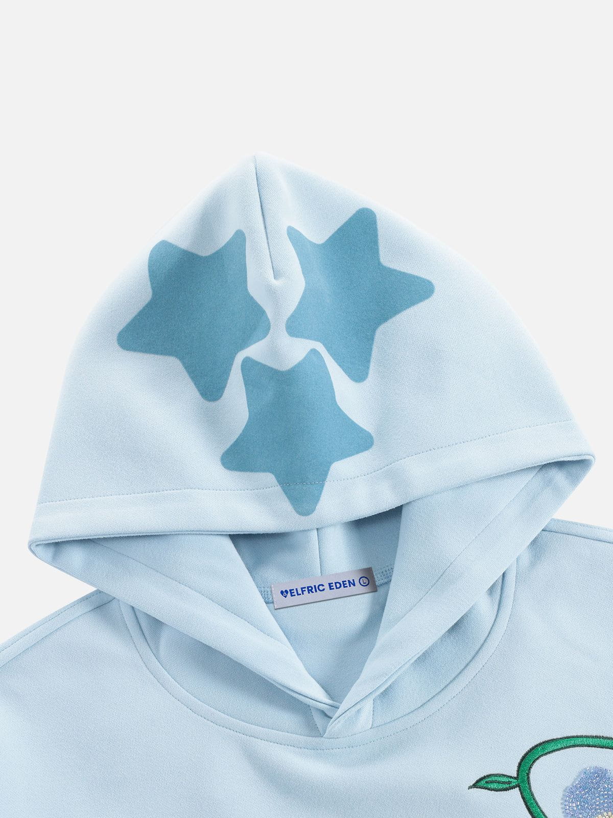 Aelfric Eden Star Rhinestone Floral Hoodie