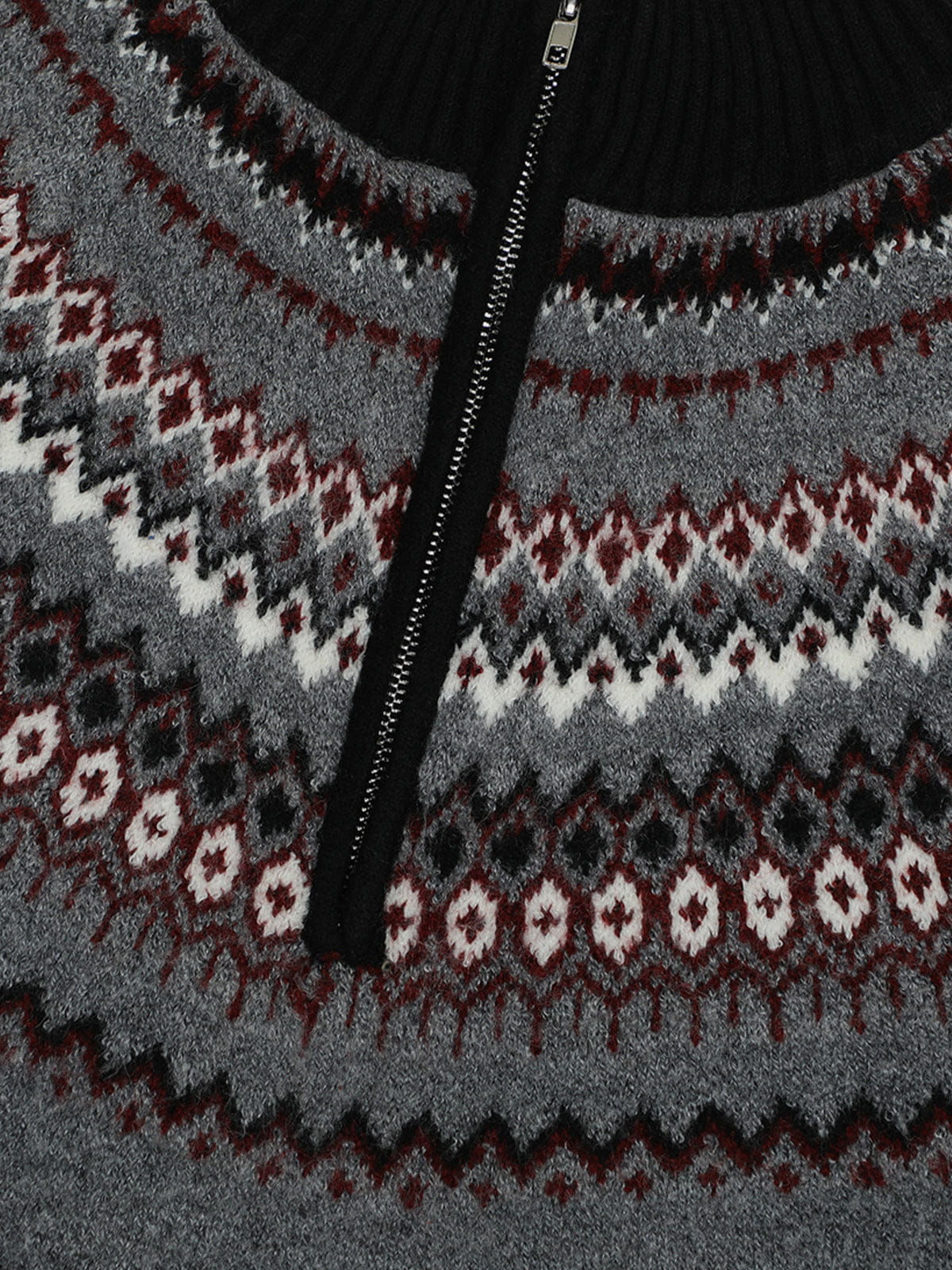 Aelfric Eden Fair Isle Half-Zip Sweater