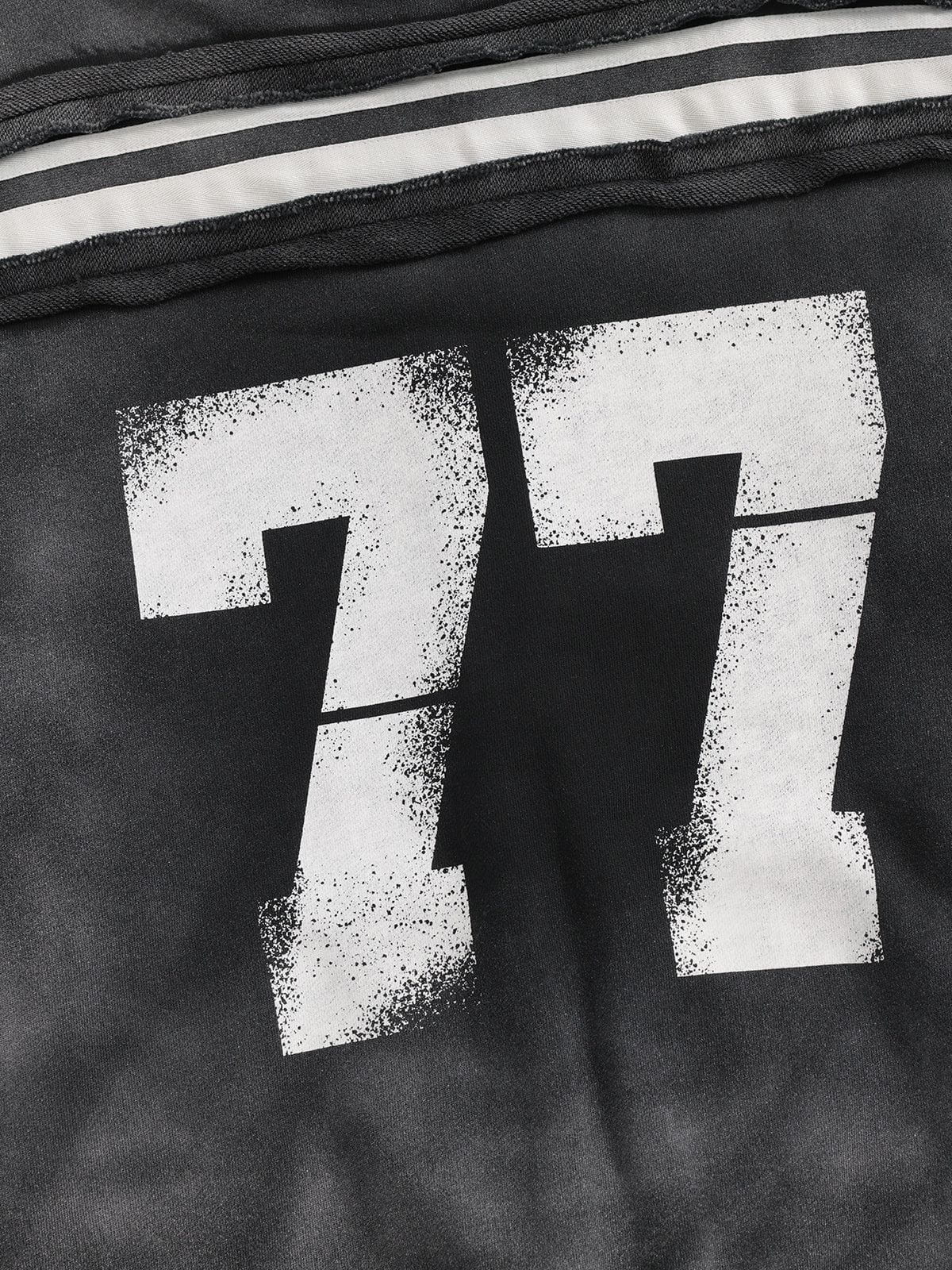 Aelfric Eden Boxy fit 77 Stripe Zip Hoodie – Acid Wash