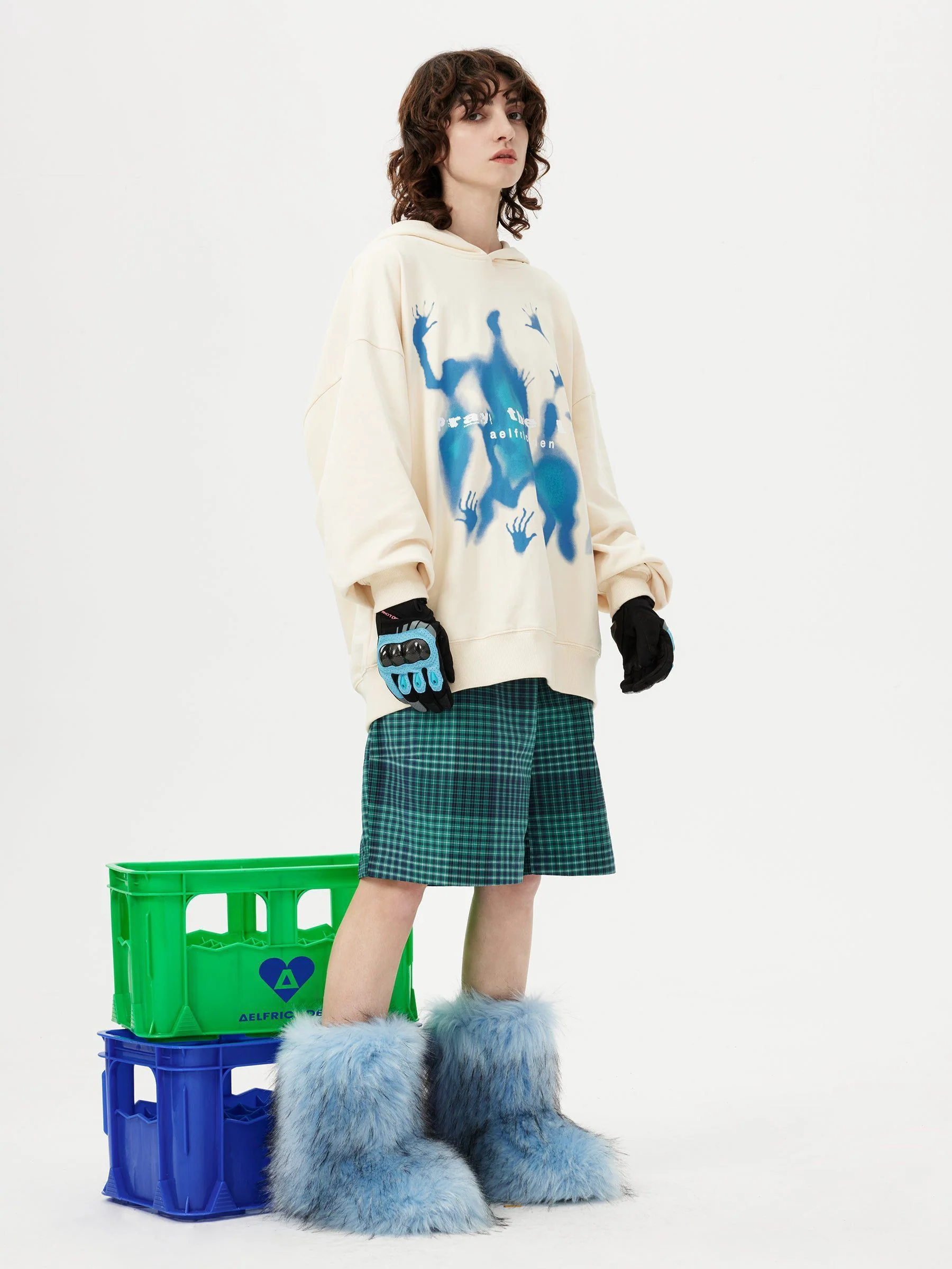 Aelfric Eden Abstraction Shadow Graphic Hoodie