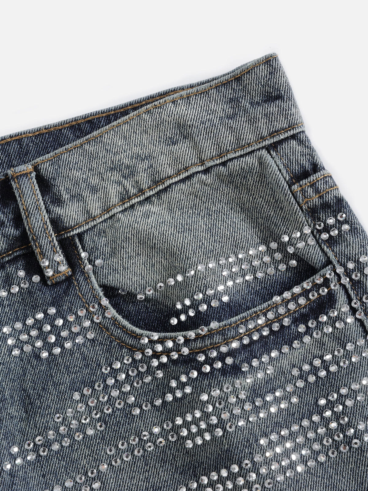 Aelfric Eden Rhinestone Baggy Jeans