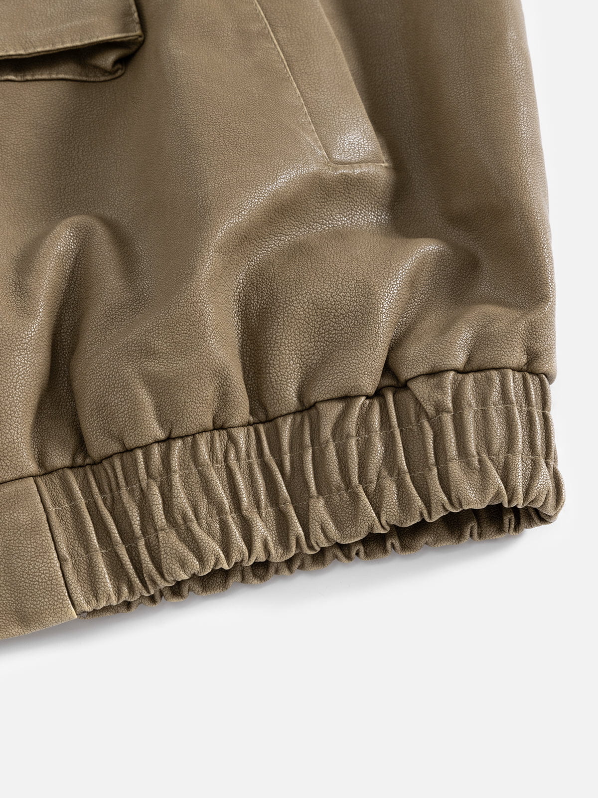 Aelfric Eden Pocket Faux Leather Jacket