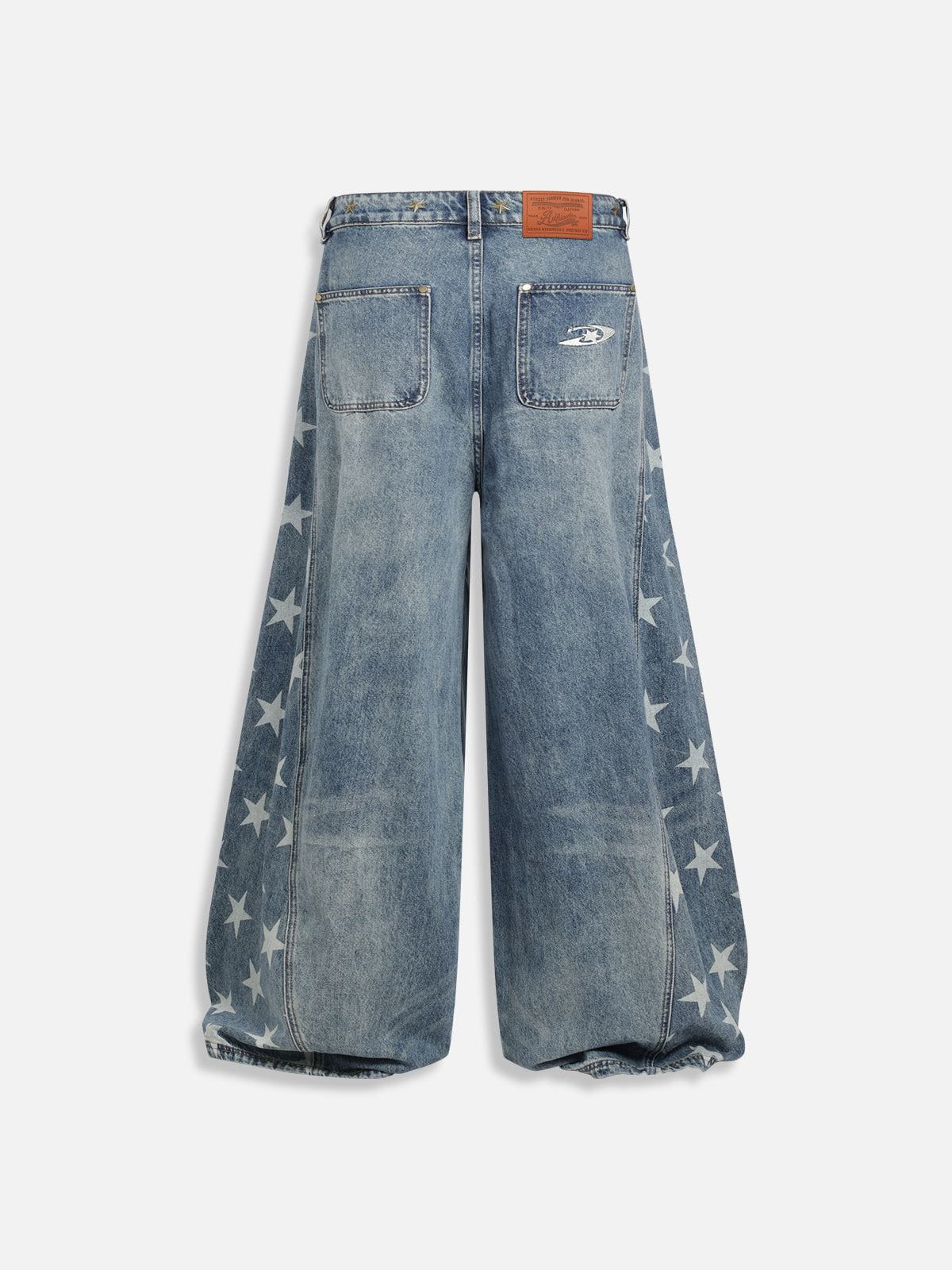 Aelfric Eden Star Panel Rivets Baggy Jeans