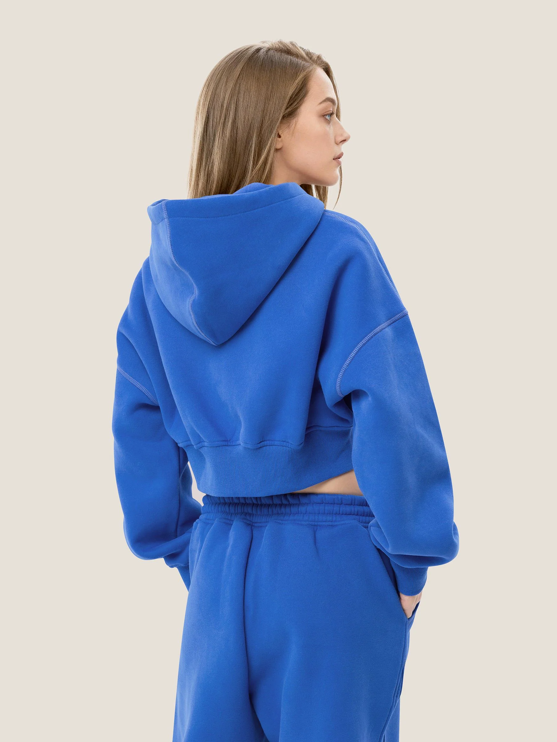 Soufflé Cropped Cloud Hoodie