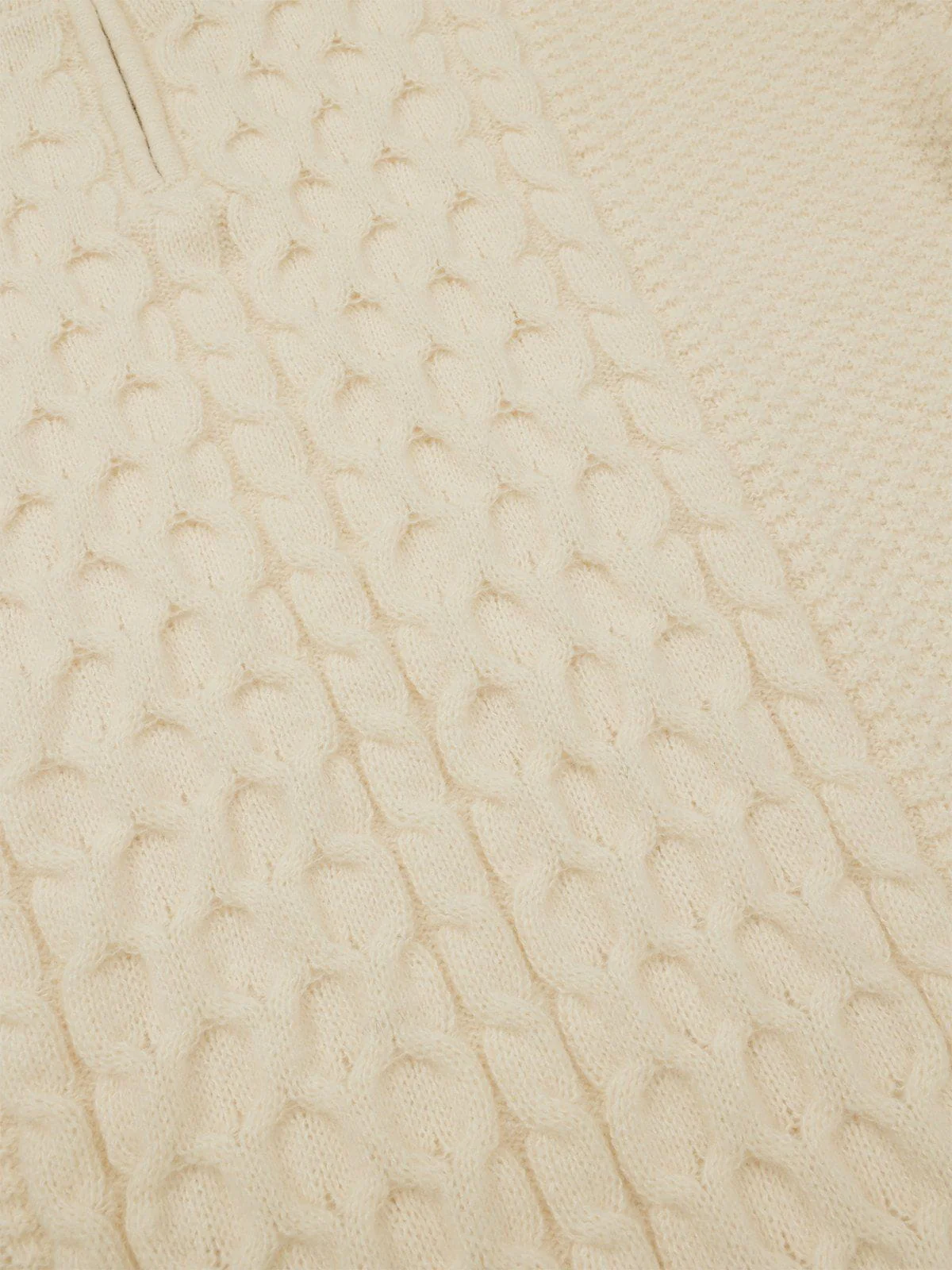 Aelfric Eden Retro 90s Half Zip Knit Sweater