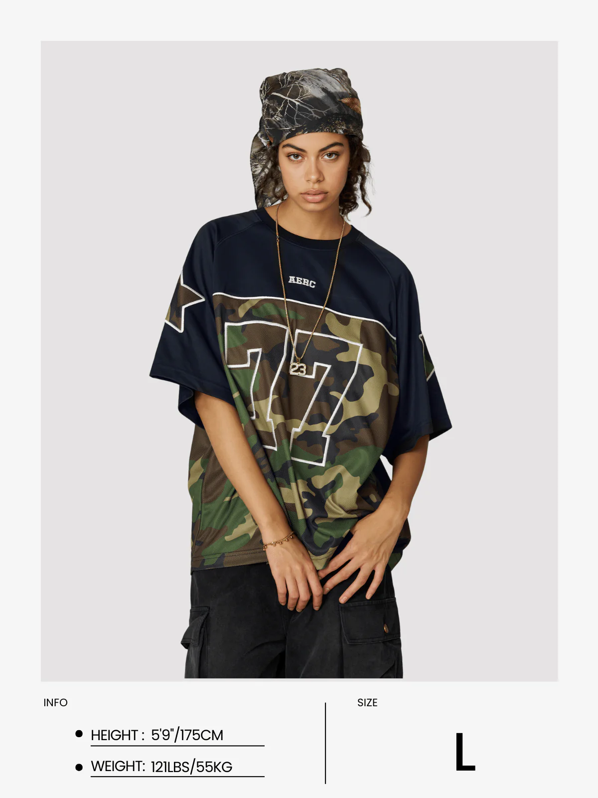 Aelfric Eden 77 Camouflage Football Jersey