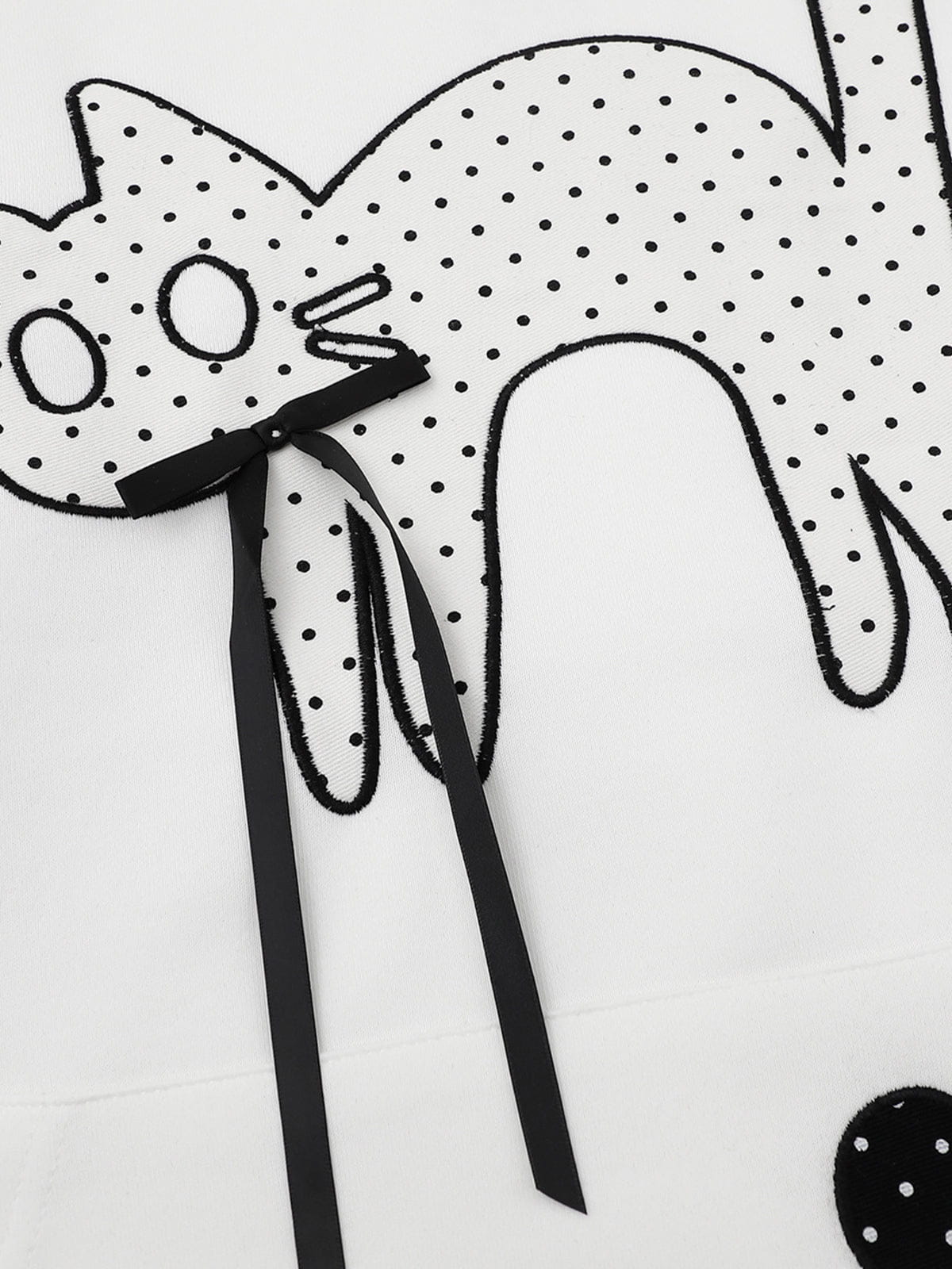 Aelfric Eden Polka Dot Cat Pullover Hoodie