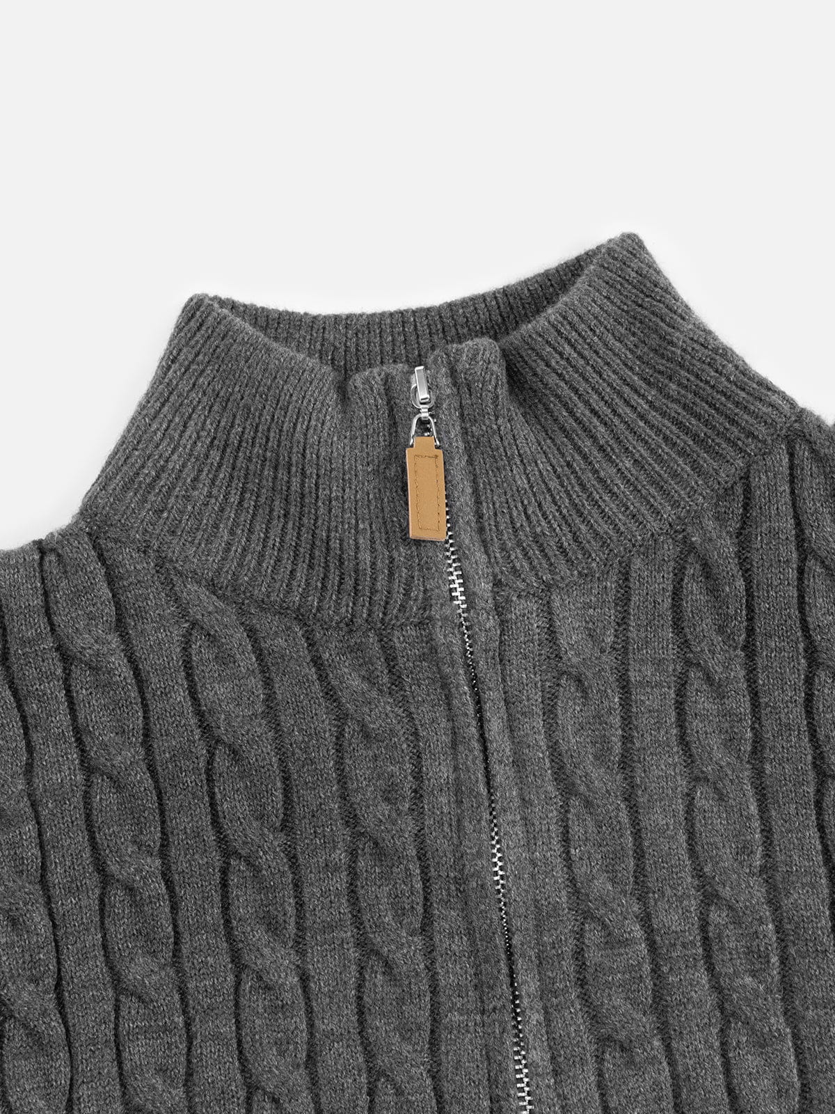 Aelfric Eden Cable Knit Half-Zip Sweater
