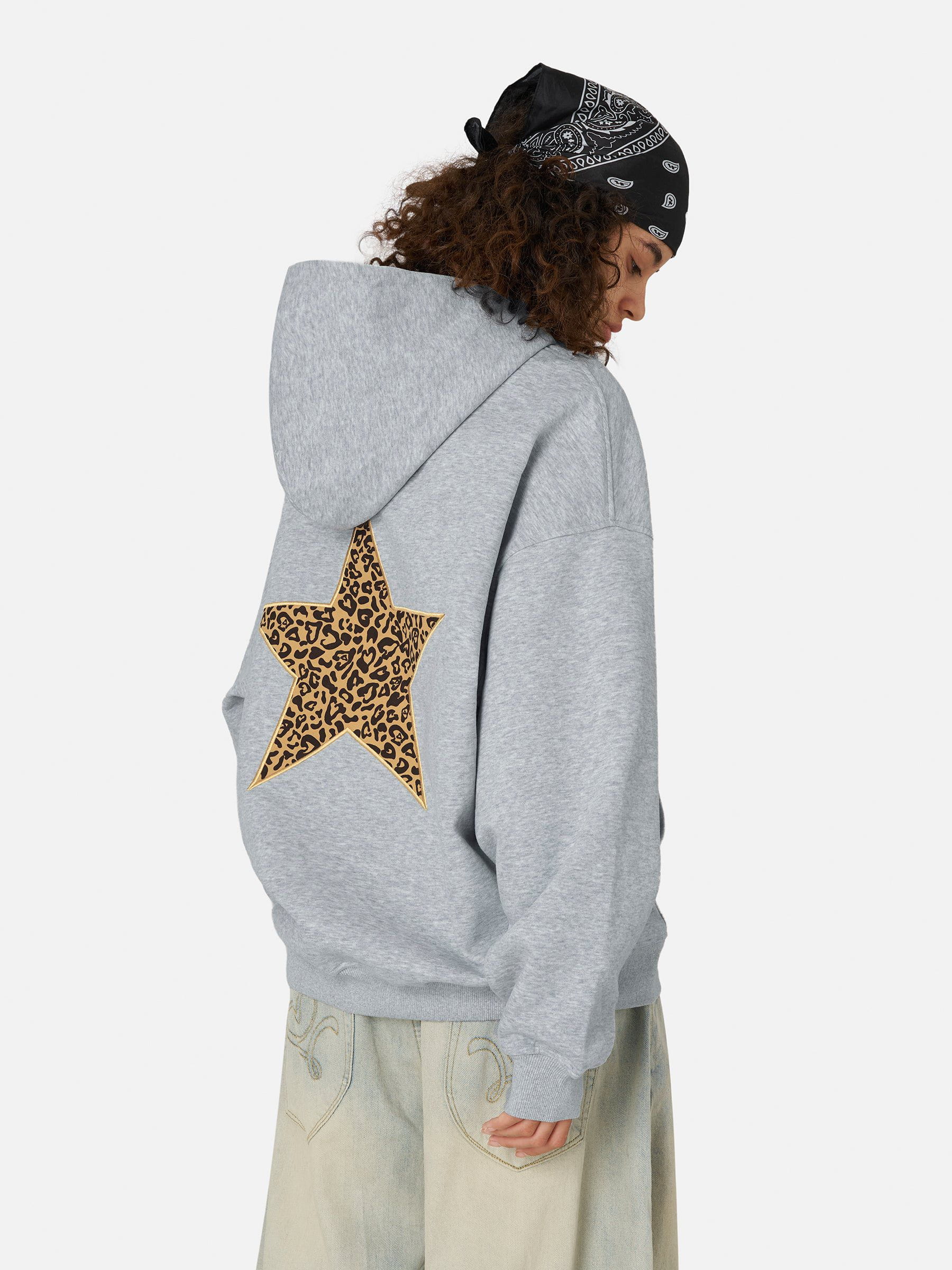 Aelfric Eden Leopard Oversized Hoodie