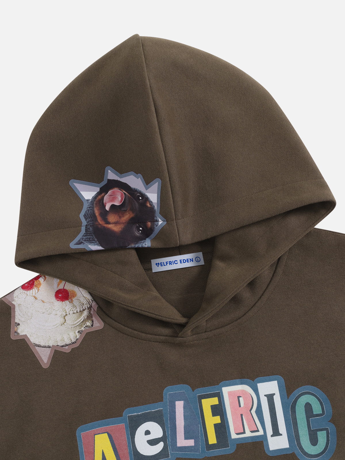 Aelfric Eden Boxy Dachshund Sticker Pullover Hoodie