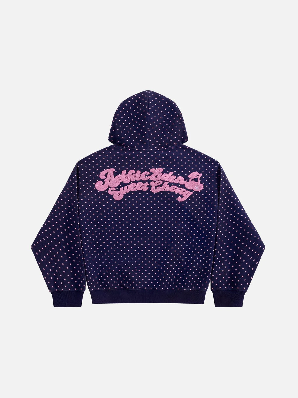 Aelfric Eden Oversized Polka Dot Cherry Pullover Hoodie