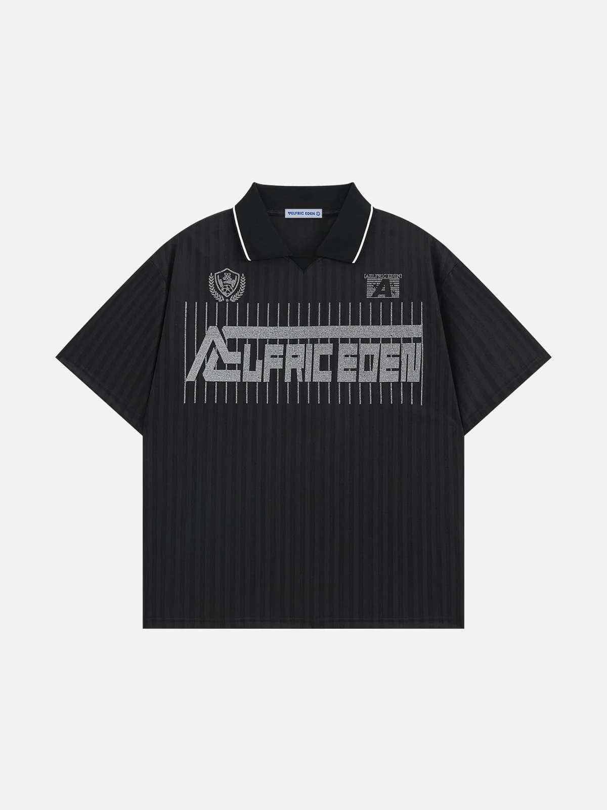 Aelfric Eden Hotfix Rhinestone Polo Soccer Jersey