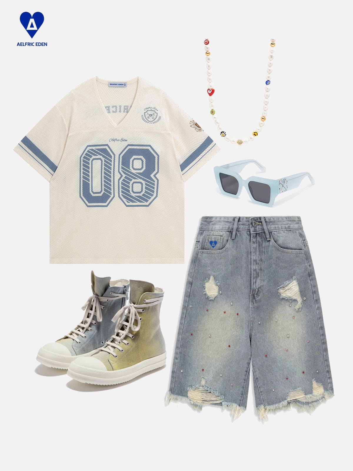 Aelfric Eden 08 Mesh Football Jersey