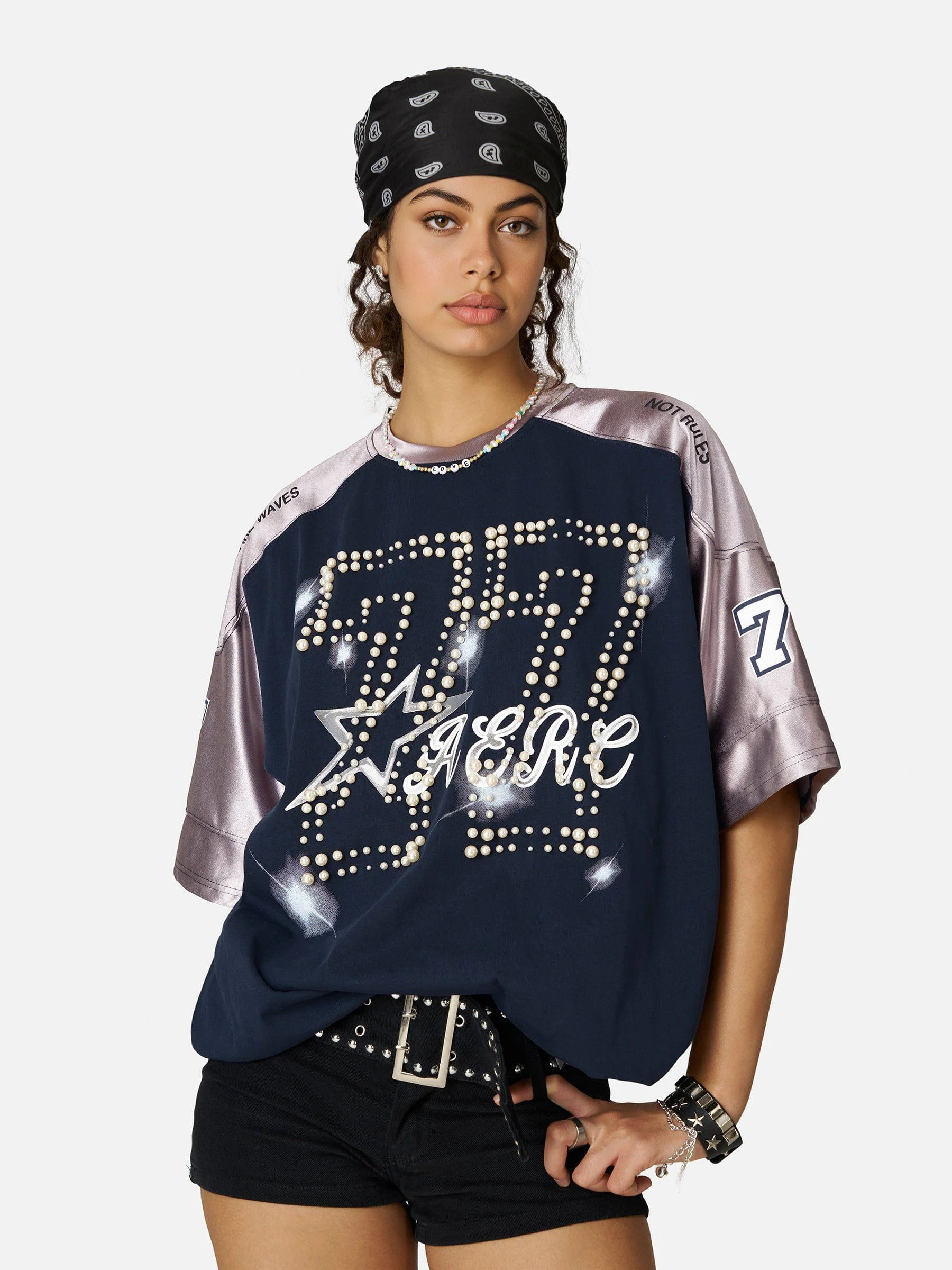 Aelfric Eden Pearl Number Football Jersey