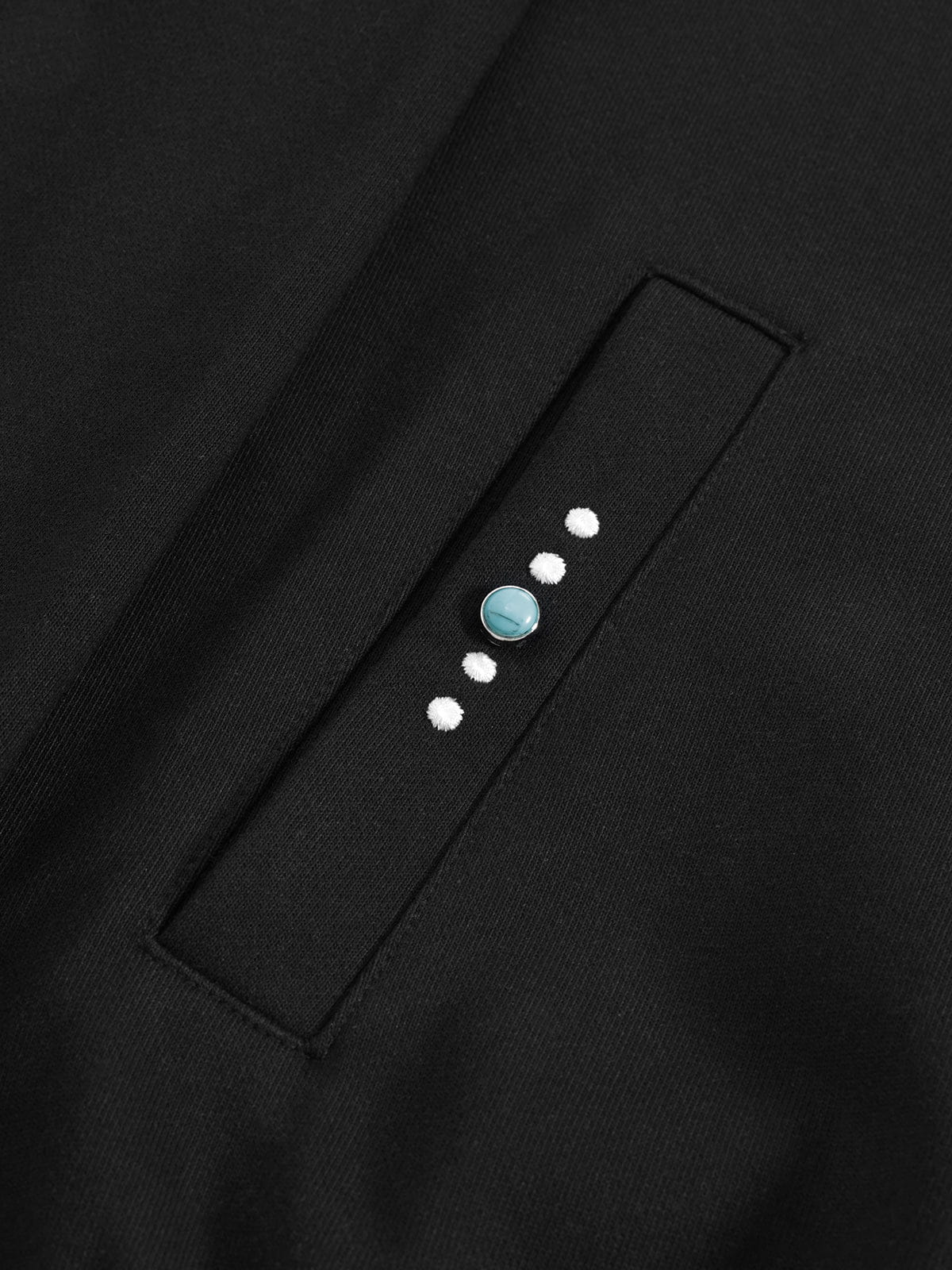 Aelfric Eden Boxy Turquoise Zip Up Hoodie