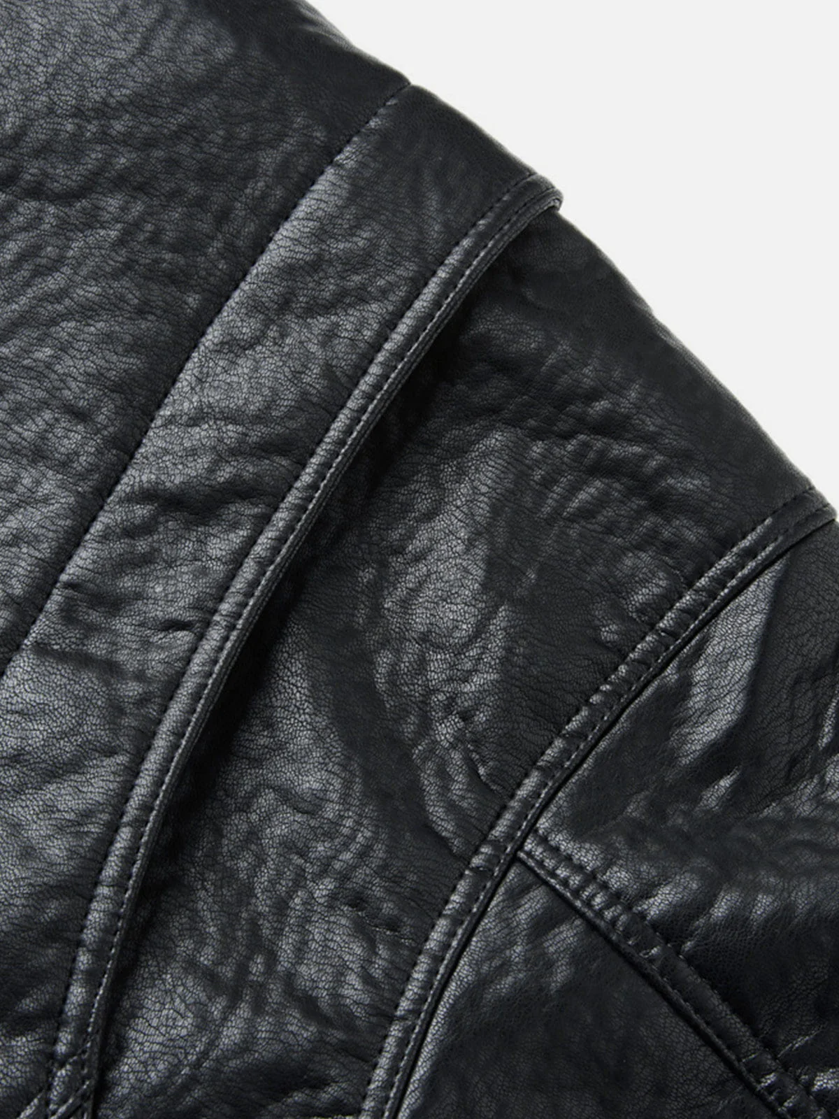 Aelfric Eden Metal Toggle Faux Leather Jacket