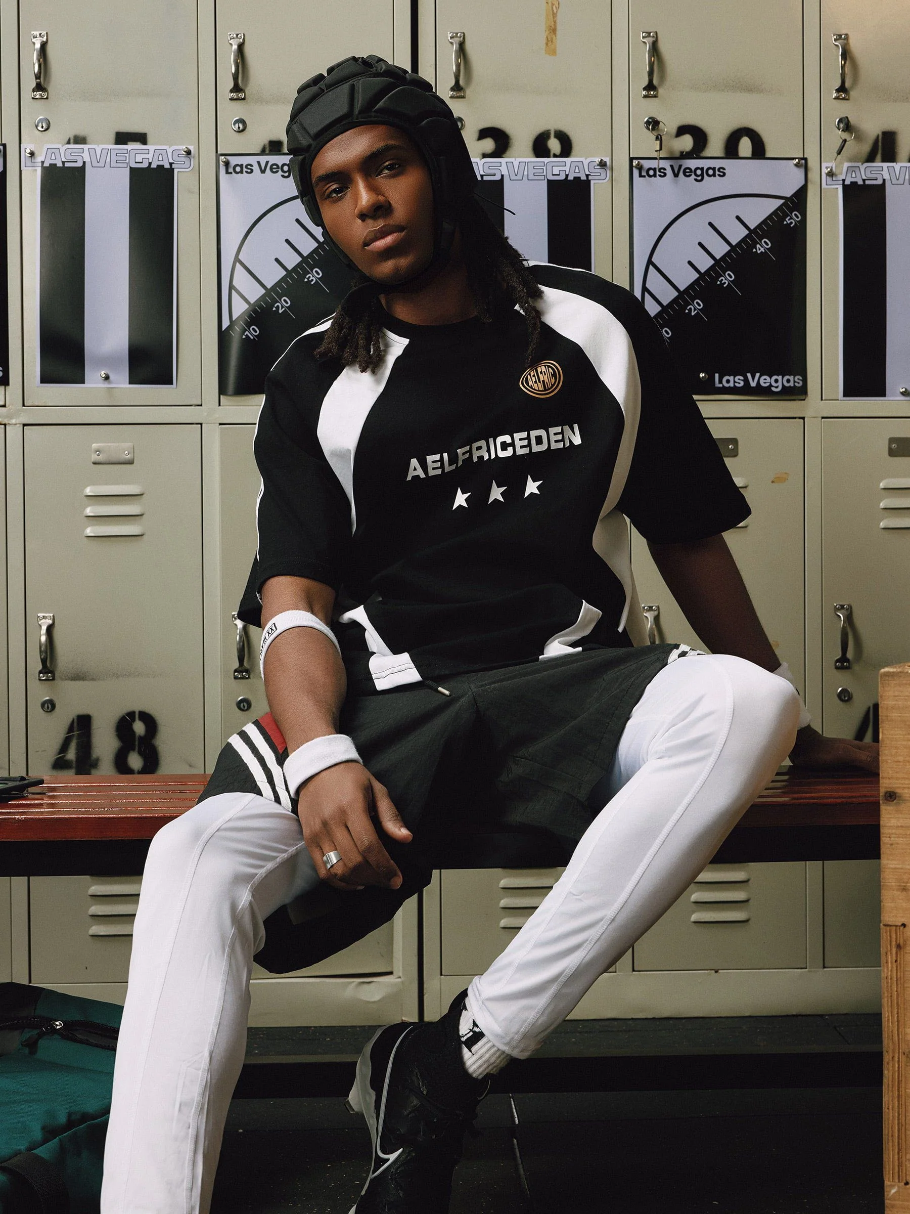 Aelfric Eden Patchwork Contrast Soccer Jersey