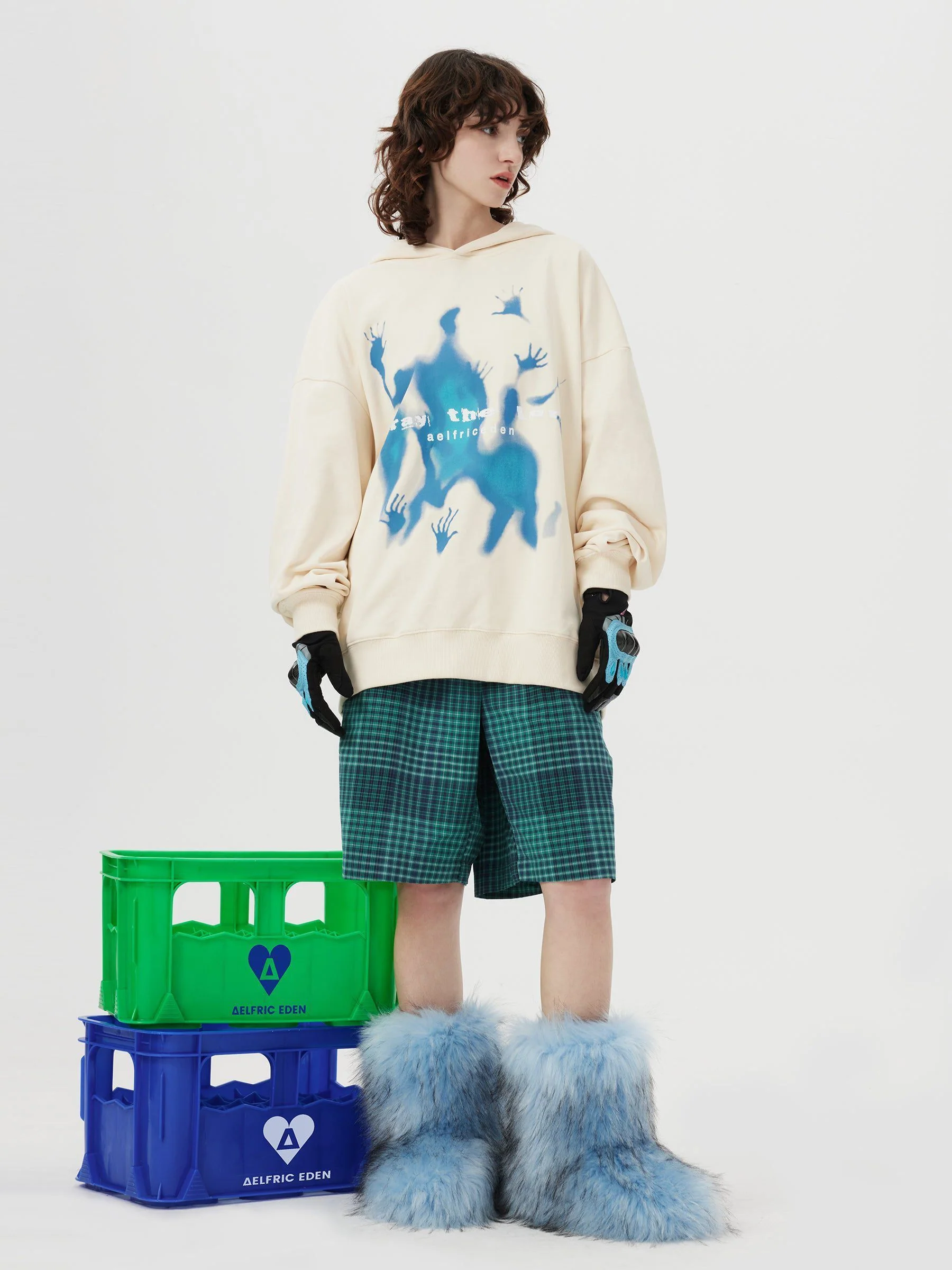 Aelfric Eden Abstraction Shadow Graphic Hoodie