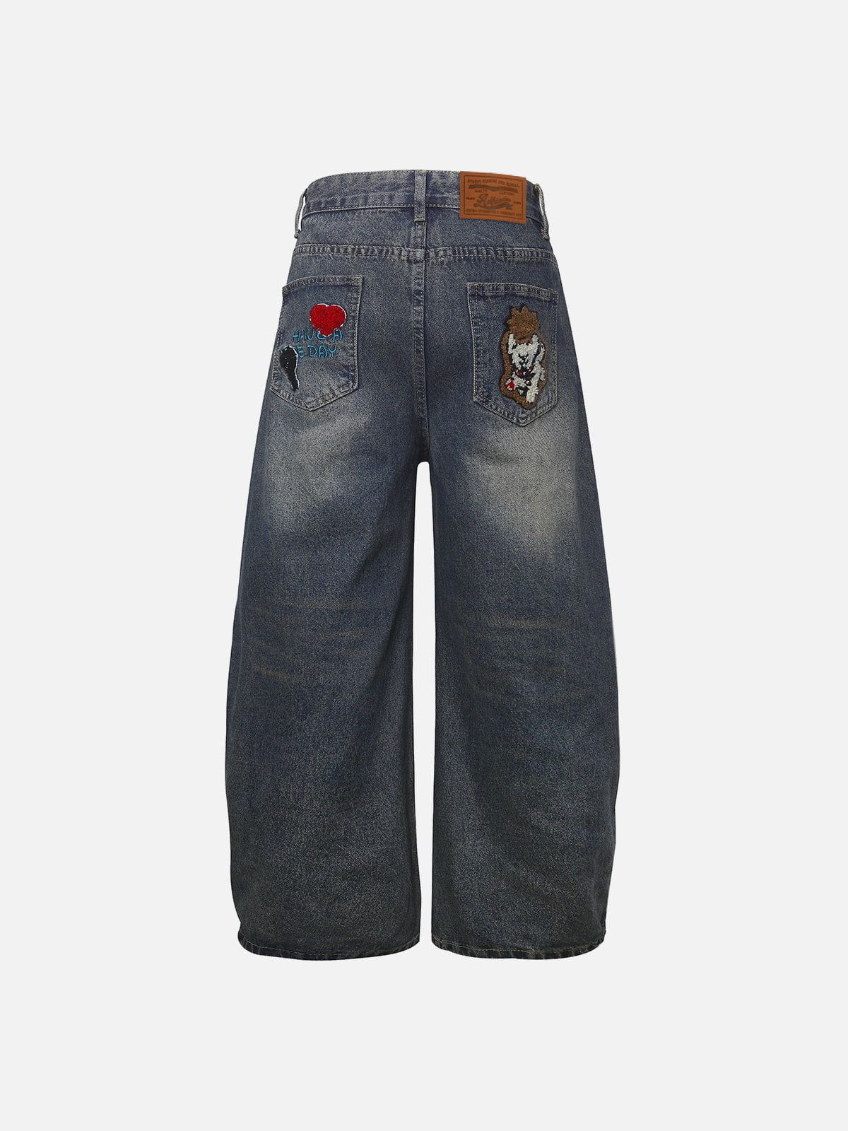 Aelfric Eden Dachshund Baggy Barrel Jeans