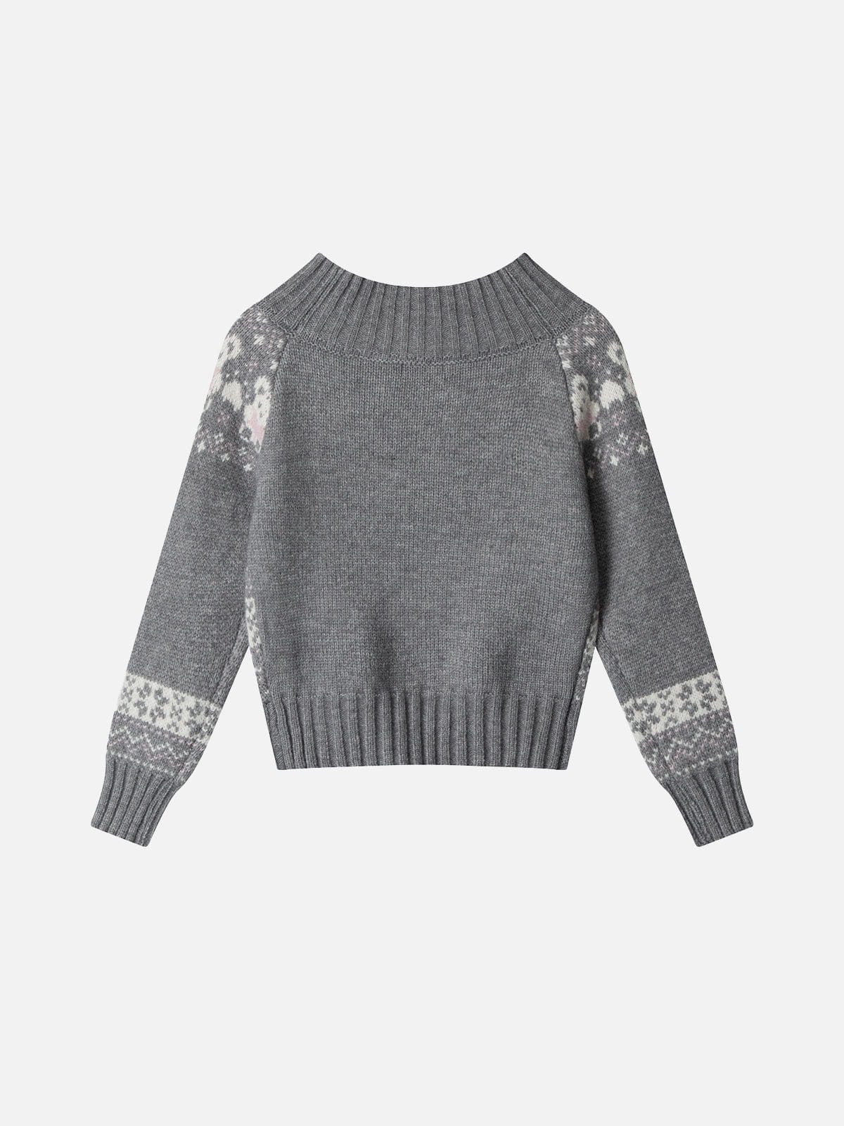 Aelfric Eden Off-The-Shoulder Fair Isle Sweater