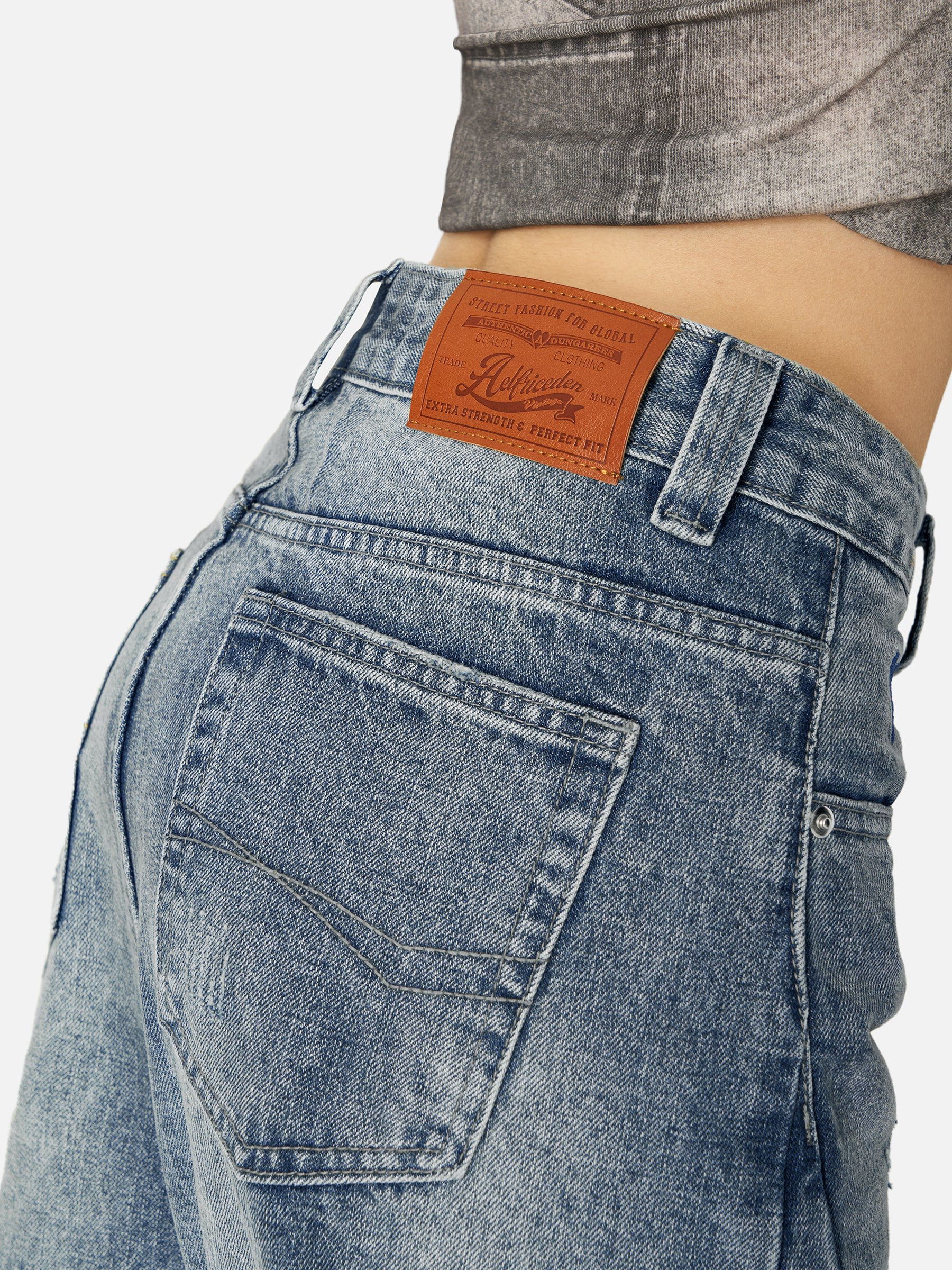 Aelfric Eden Baggy Ripped Jeans