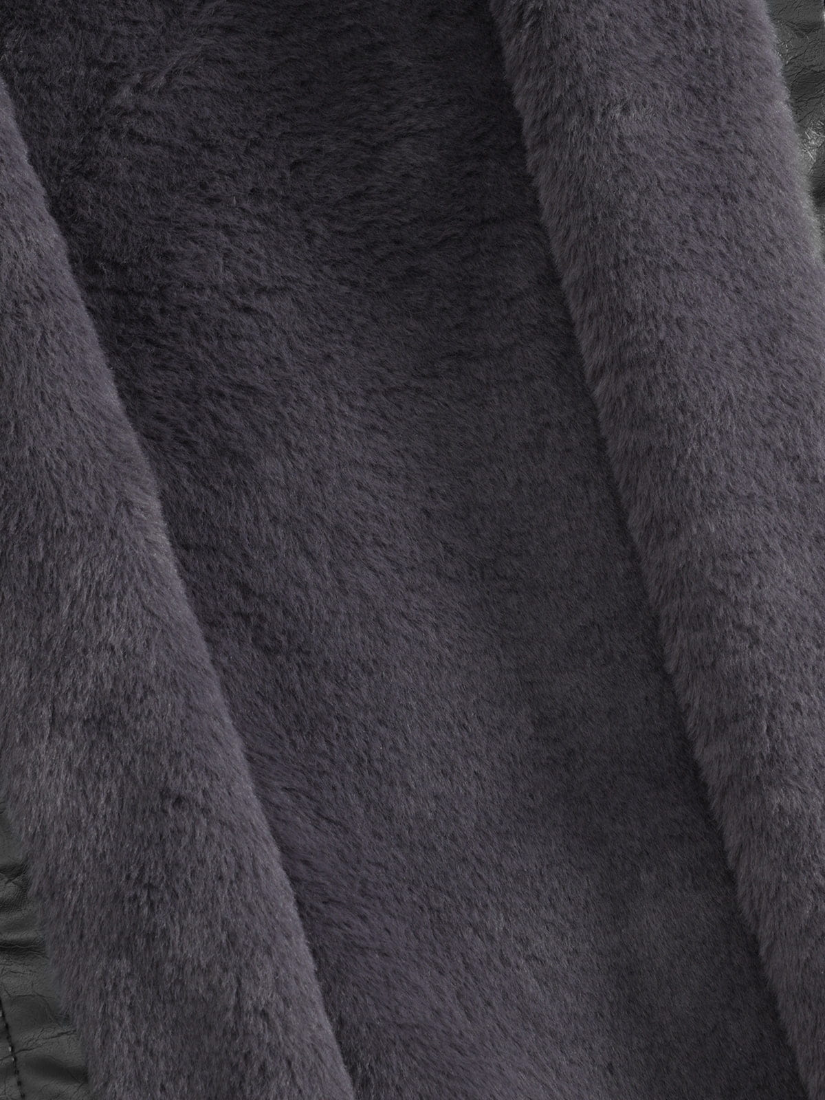 Aelfric Eden Faux Leather Fur Hooded Coat