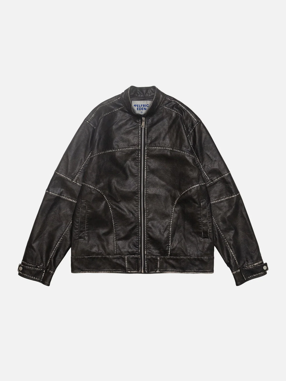 Aelfric Eden Stitch Faux Leather Jacket