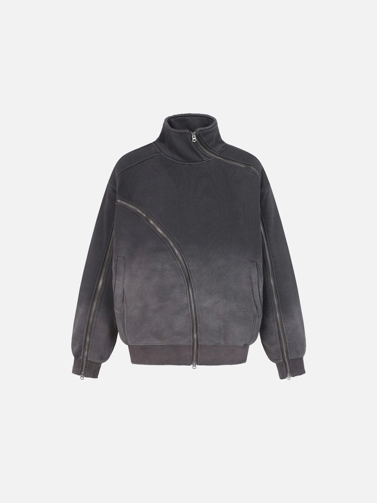 Aelfric Eden Asymmetric Zip Panel Jacket