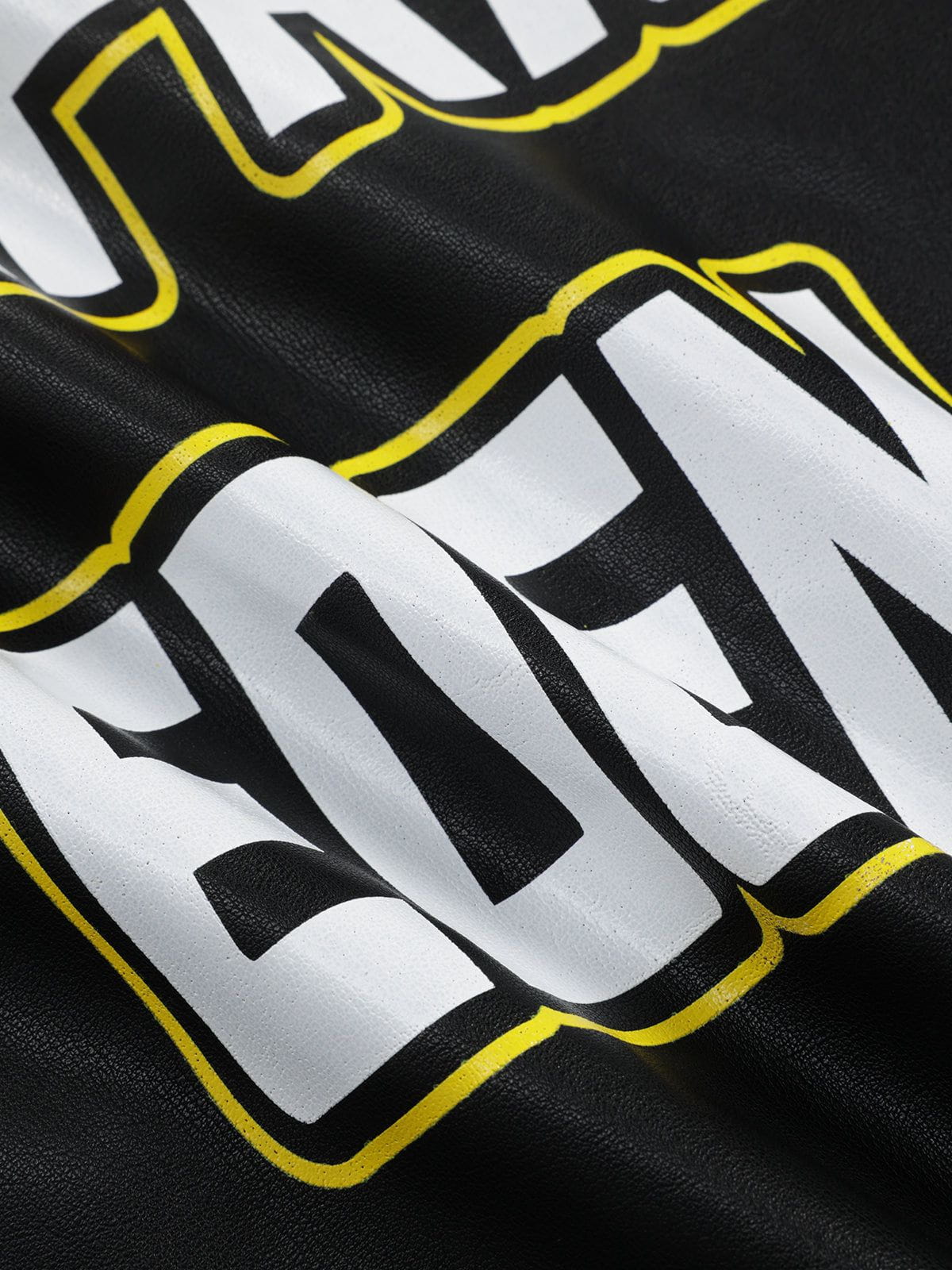 [Pre-Order] Aelfric Eden Racing Logo Patches Faux Leather Jacket