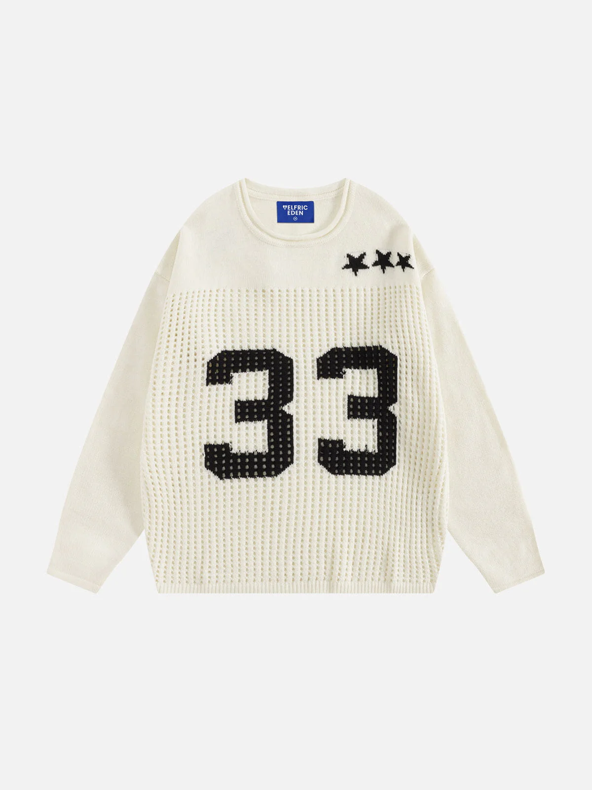 Aelfric Eden Number Eyelet Knit Sweater