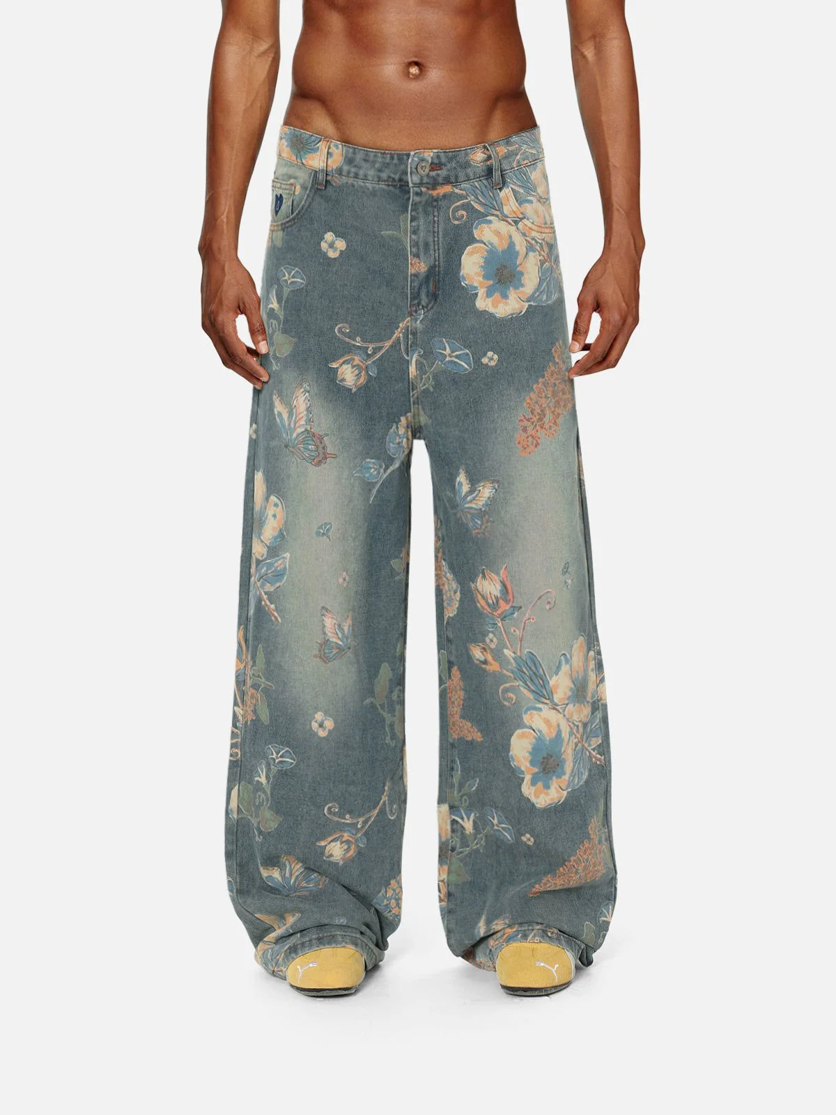 Aelfric Eden Floral Baggy Jeans