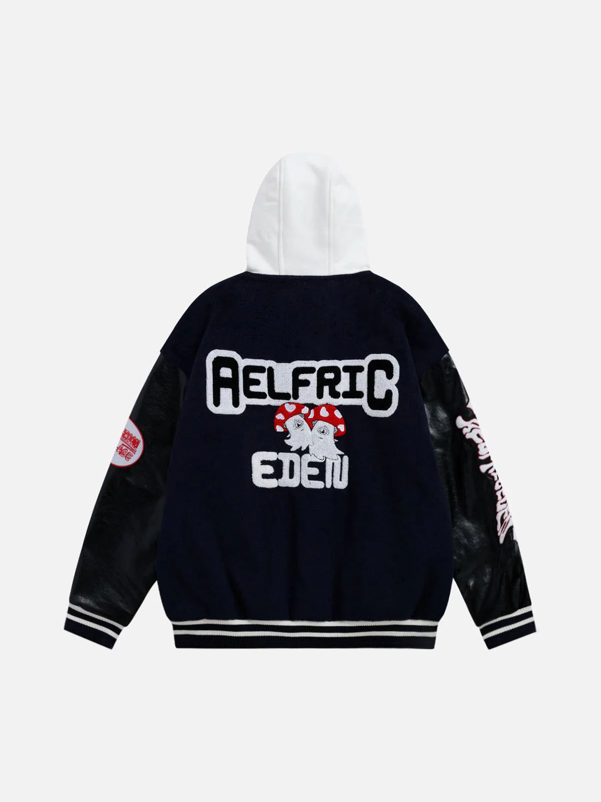 Aelfric Eden Color Block Hodded Varsity Jacket