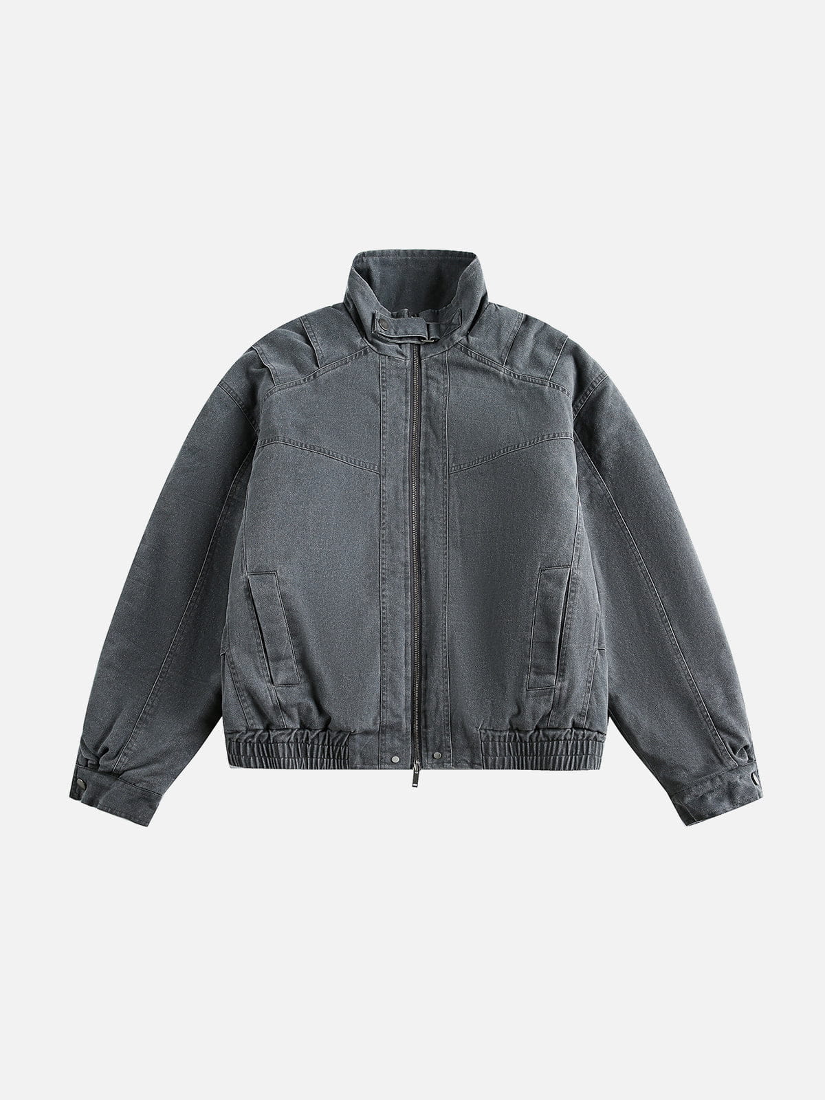 Aelfric Eden Stand Collar Denim Coat