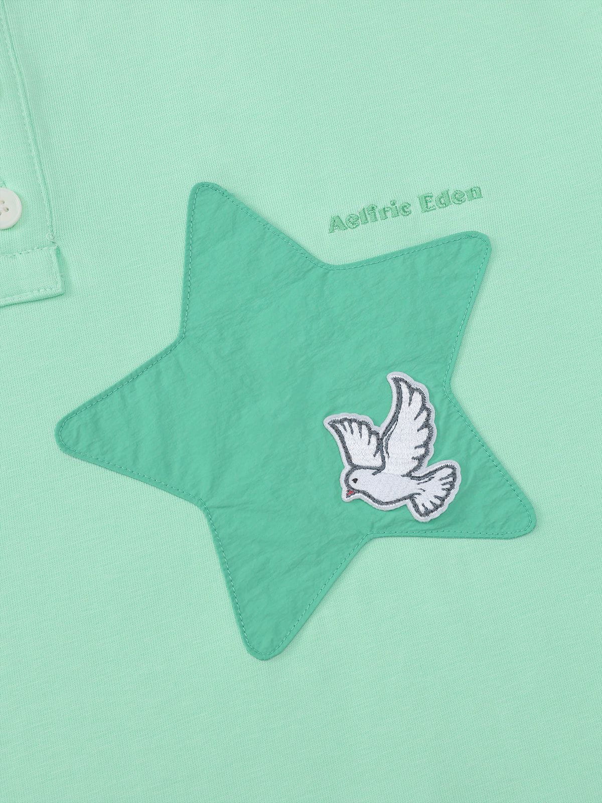 Aelfric Eden Eden Star Henley Long Sleeve Tee