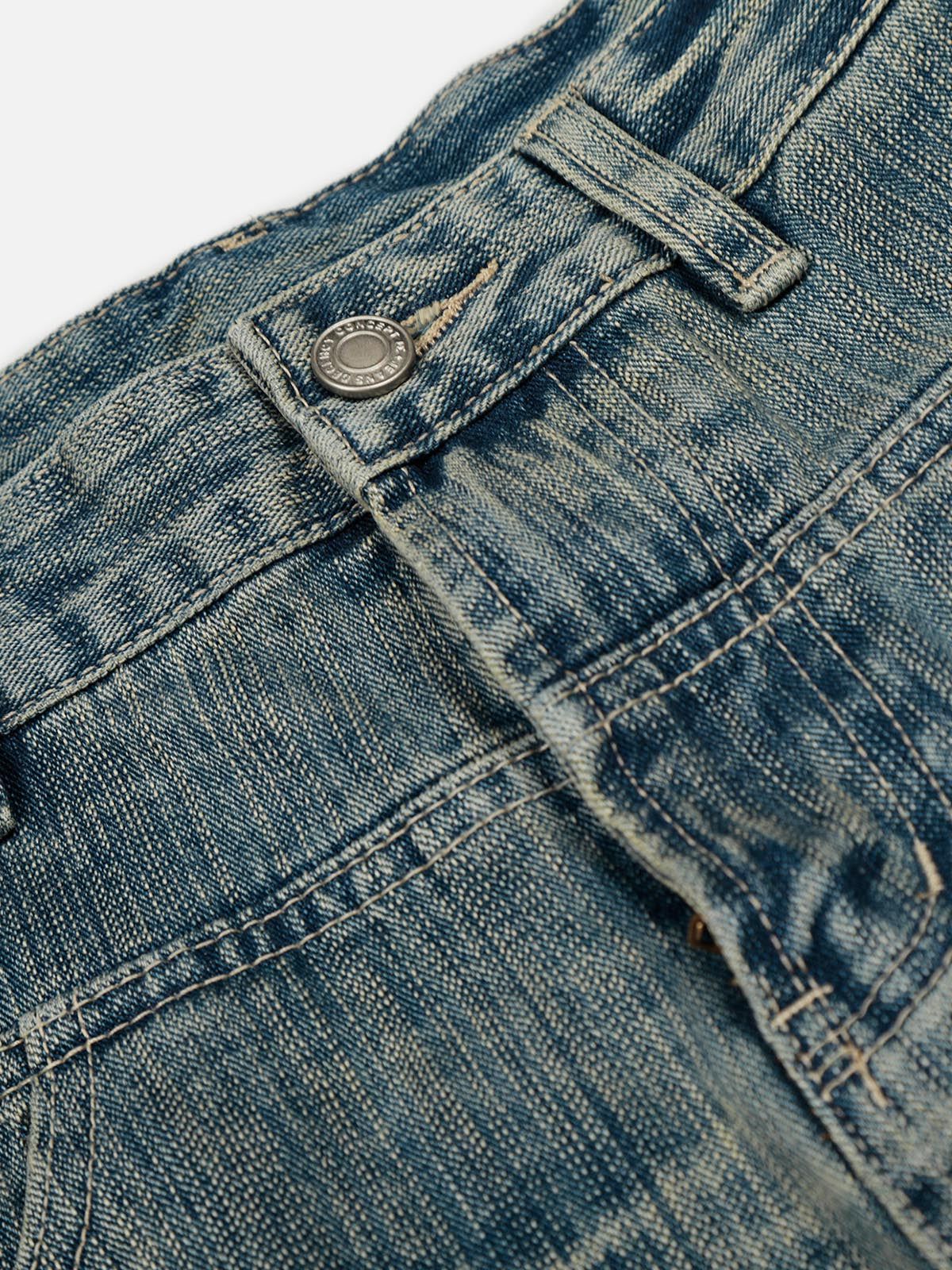 Aelfric Eden Trompe L'oeil Baggy Barrel Jeans