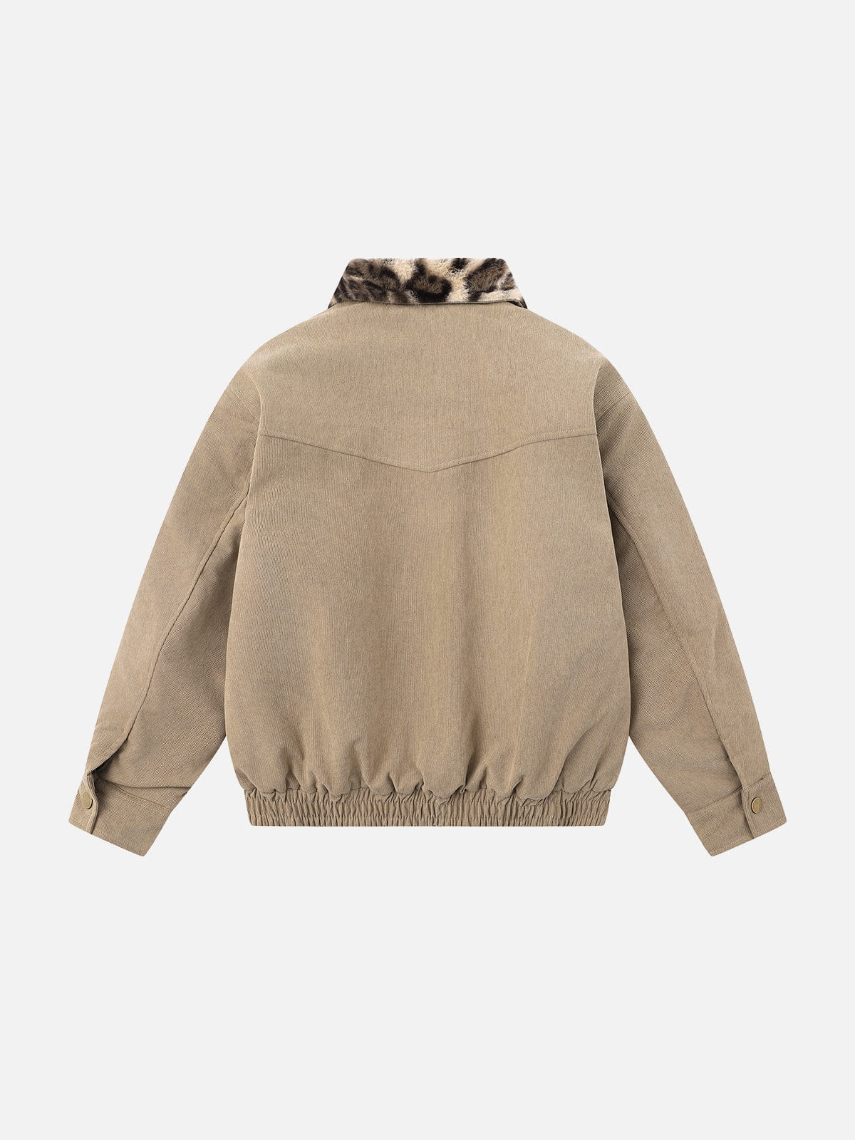 Aelfric Eden Leopard Collar Metal Toggle Coat